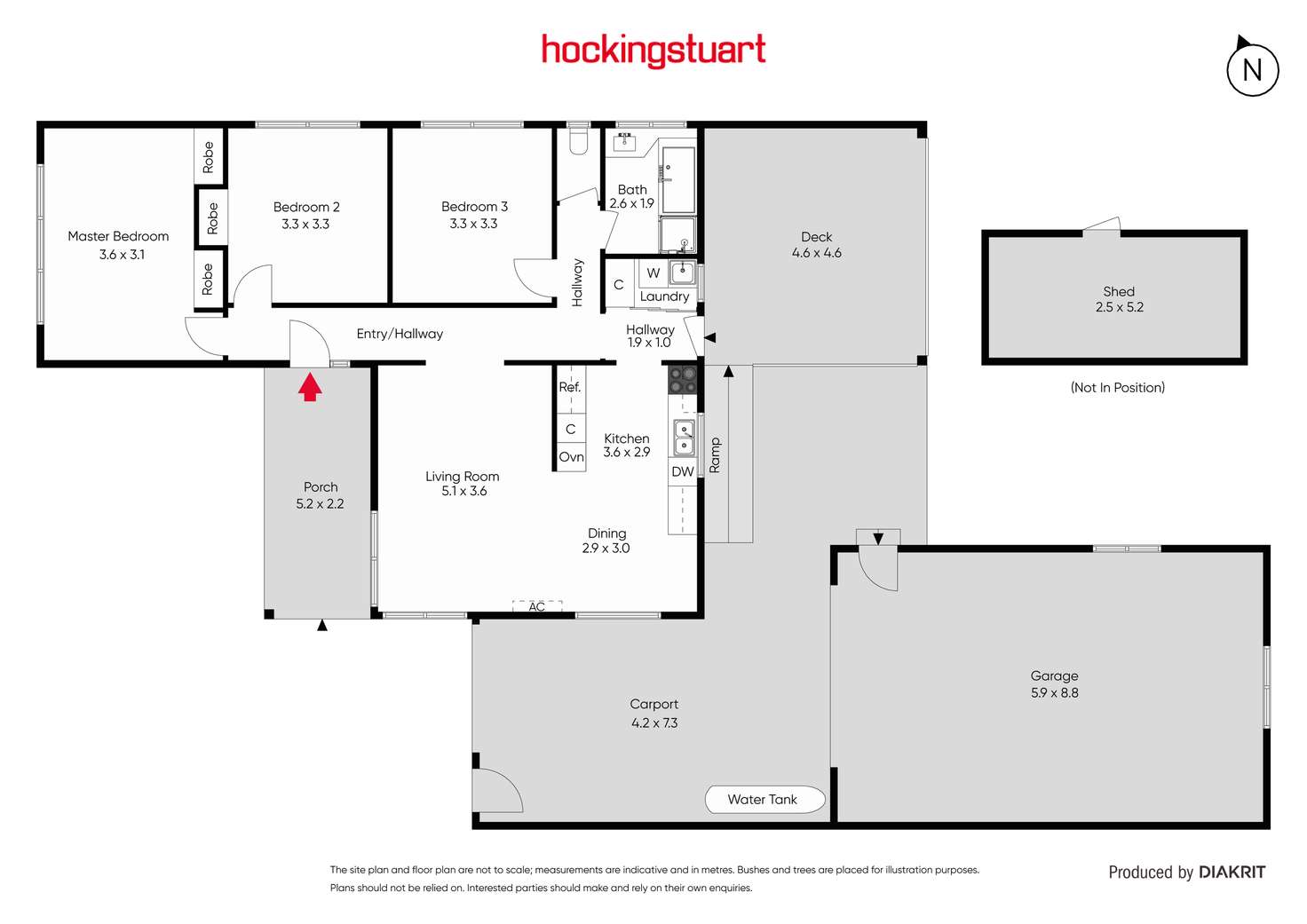 Floorplan of Homely house listing, 8 Suburban Avenue, Invermay Park VIC 3350