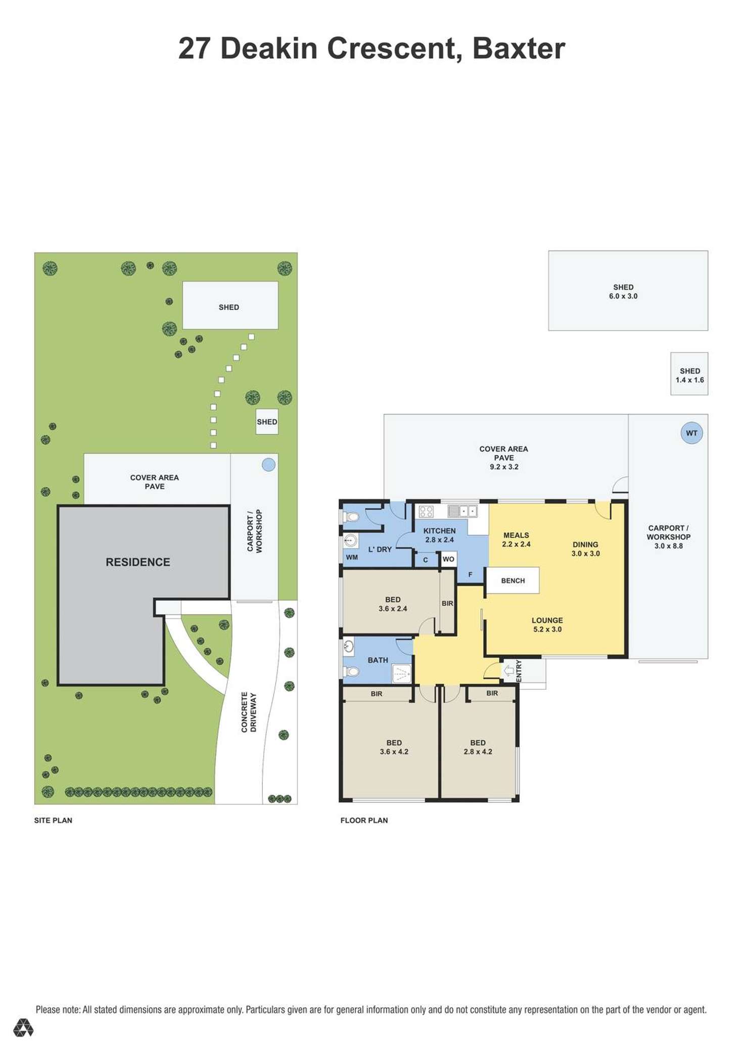 Floorplan of Homely house listing, 27 Deakin Crescent, Baxter VIC 3911