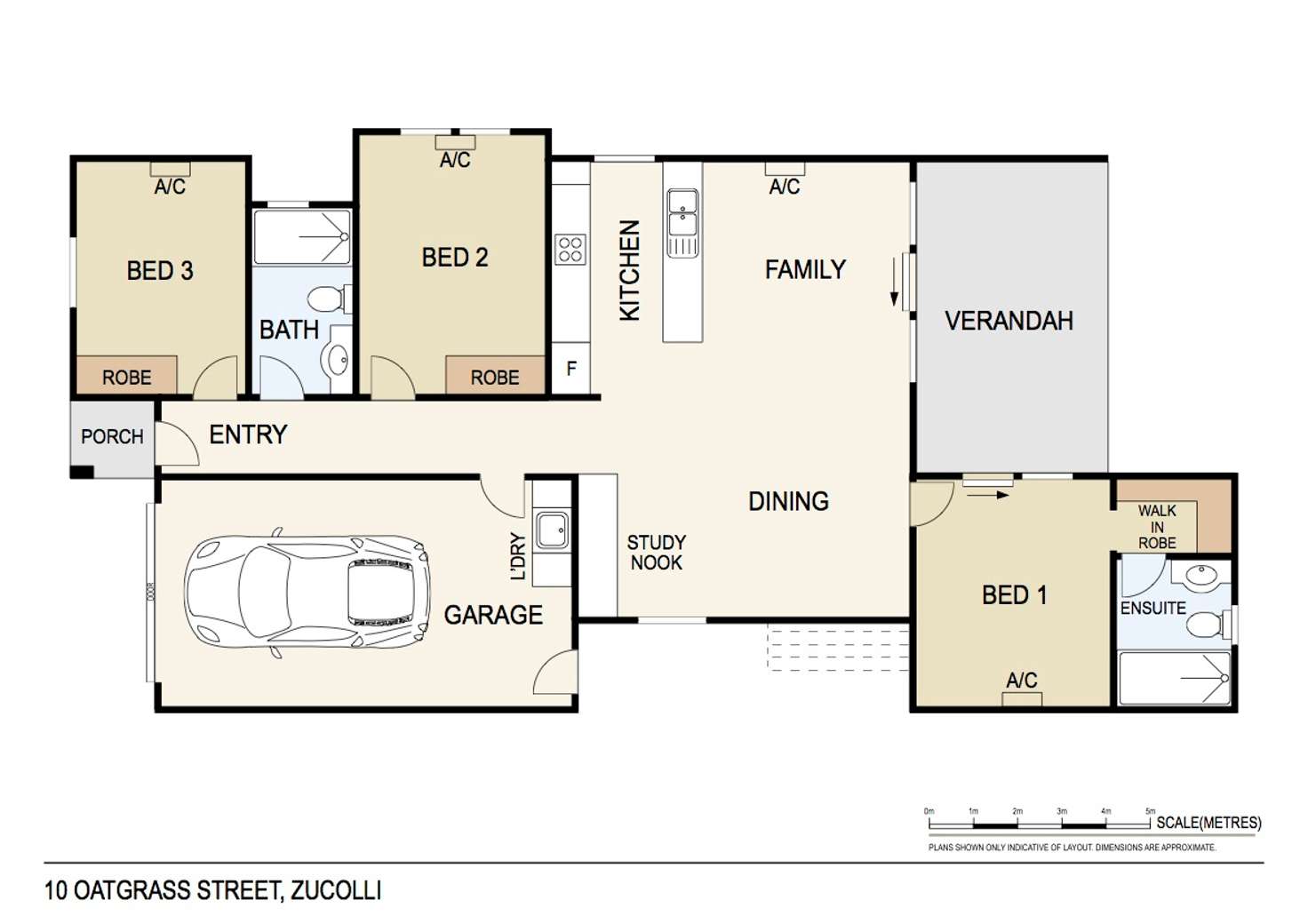 Floorplan of Homely house listing, 10 Oatgrass Street, Zuccoli NT 832