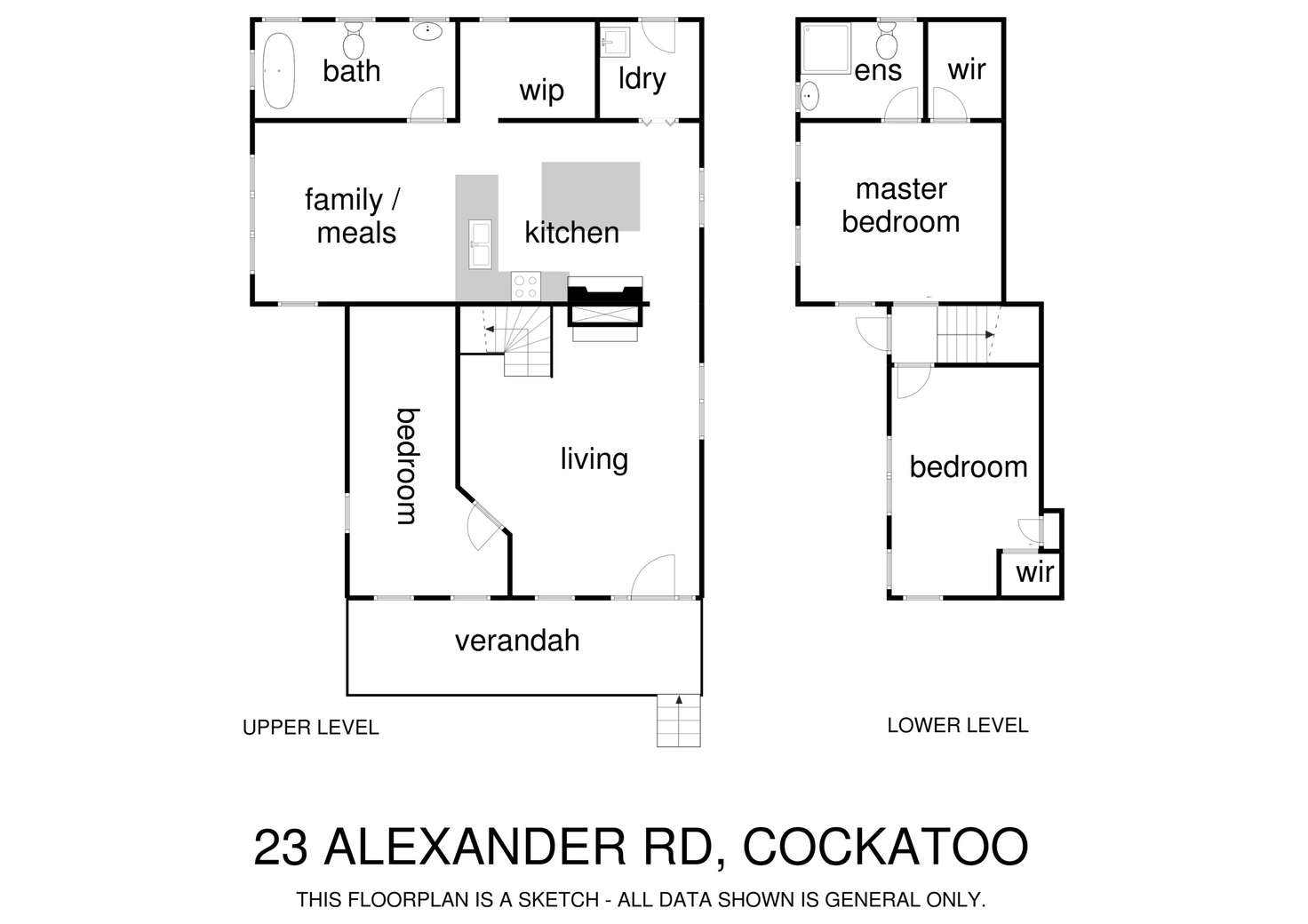 Floorplan of Homely house listing, 23 Alexander Road, Cockatoo VIC 3781