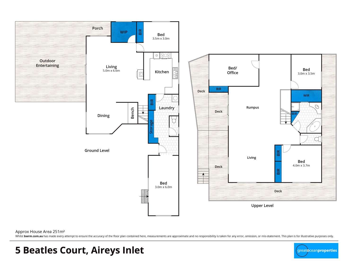 Floorplan of Homely house listing, 5 Beatles Court, Aireys Inlet VIC 3231