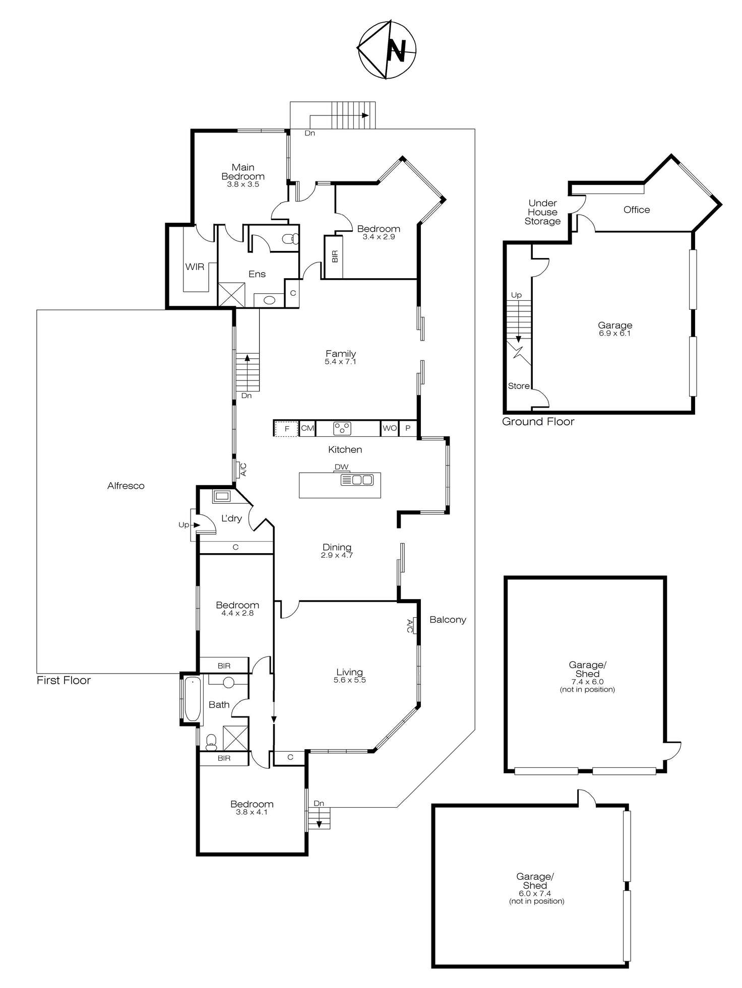 Floorplan of Homely house listing, 44 Carramar Drive, Invermay VIC 3352