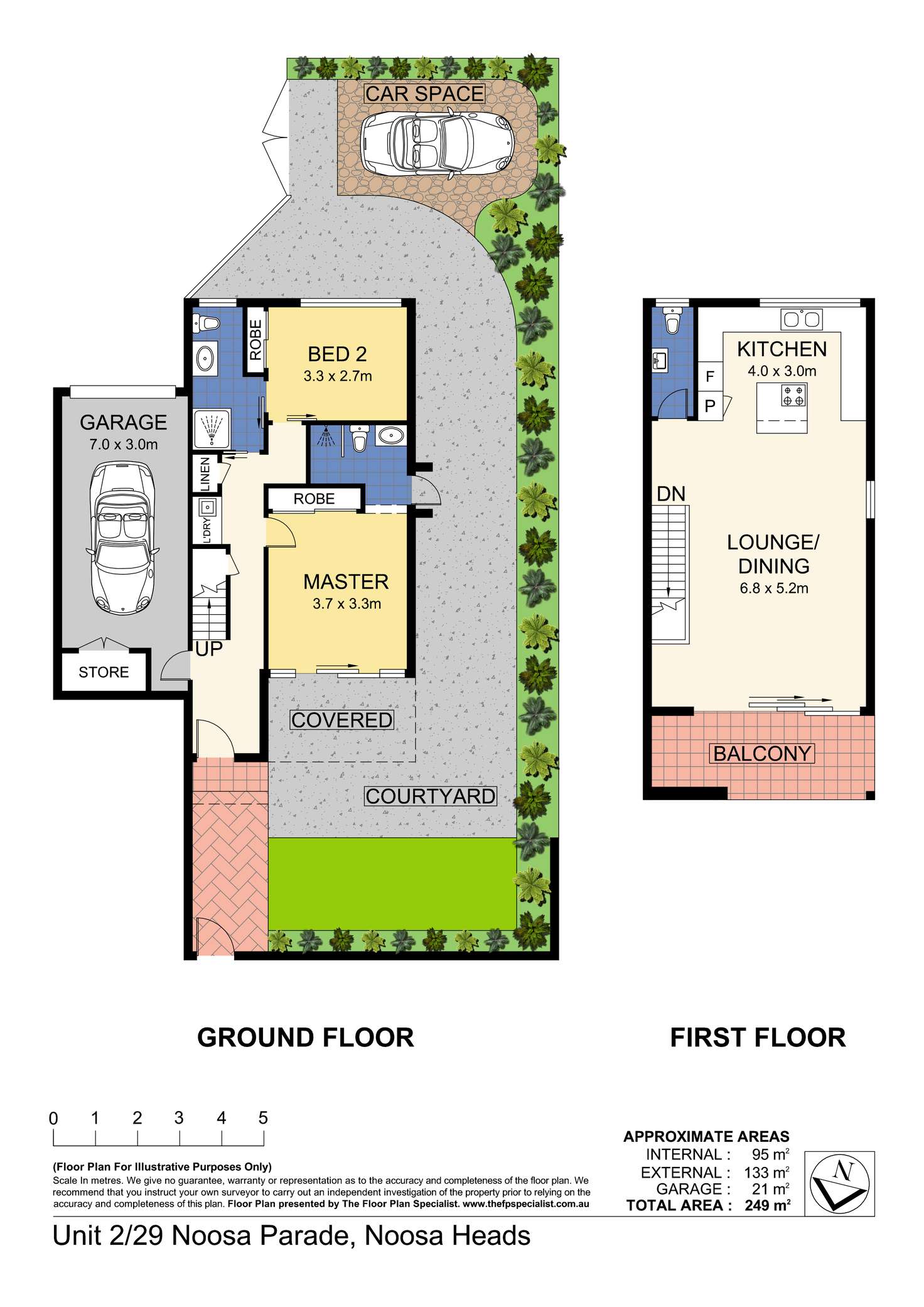 Floorplan of Homely townhouse listing, 2/29 Noosa Parade, Noosa Heads QLD 4567