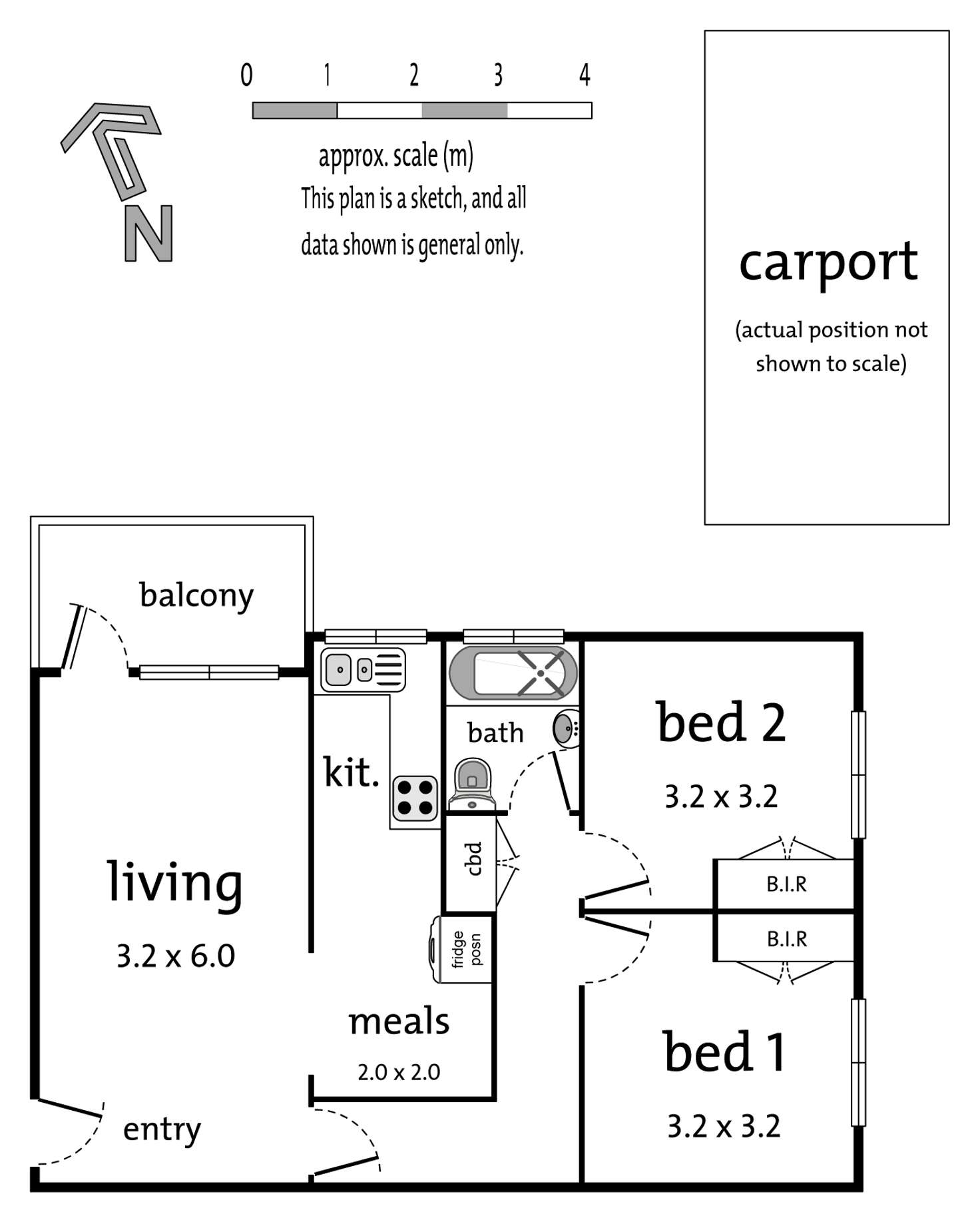 Floorplan of Homely apartment listing, 3/10-12 James Street, Box Hill VIC 3128