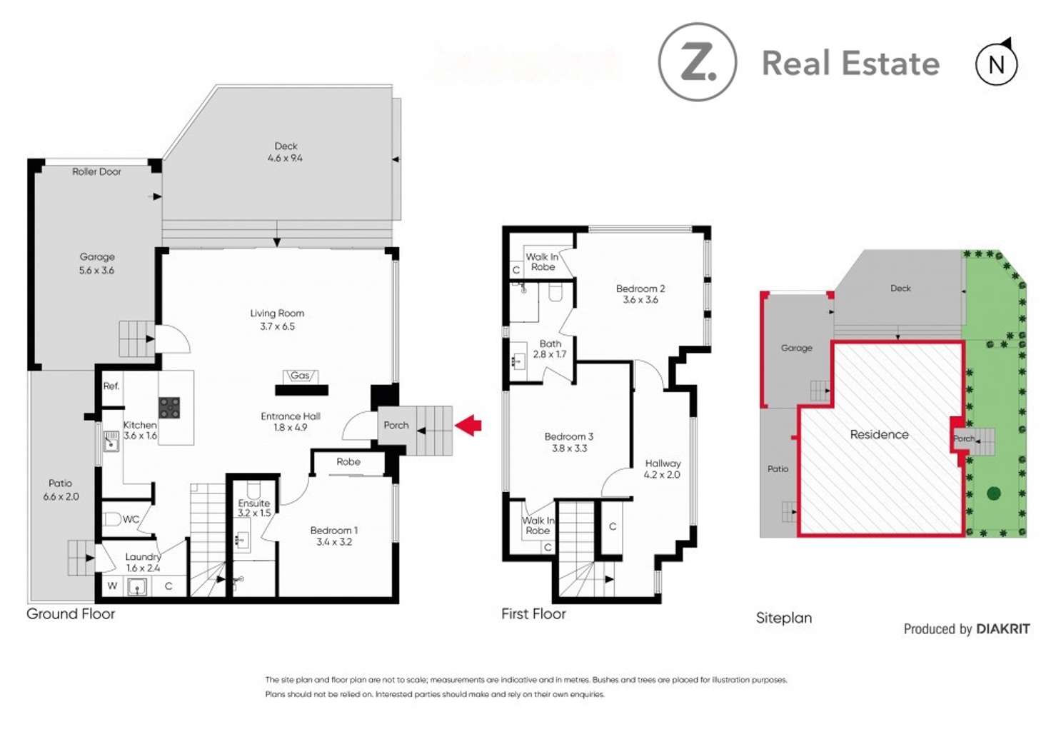 Floorplan of Homely townhouse listing, 1A Ozone Avenue, Beaumaris VIC 3193