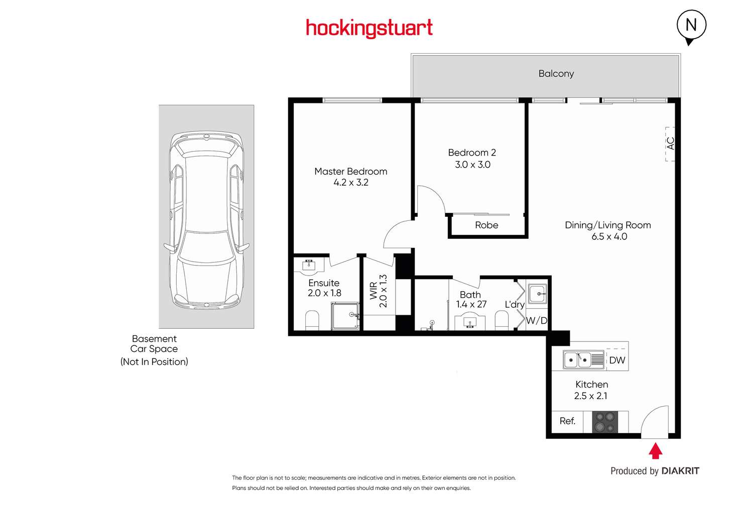 Floorplan of Homely apartment listing, 706/38 Bank Street, South Melbourne VIC 3205