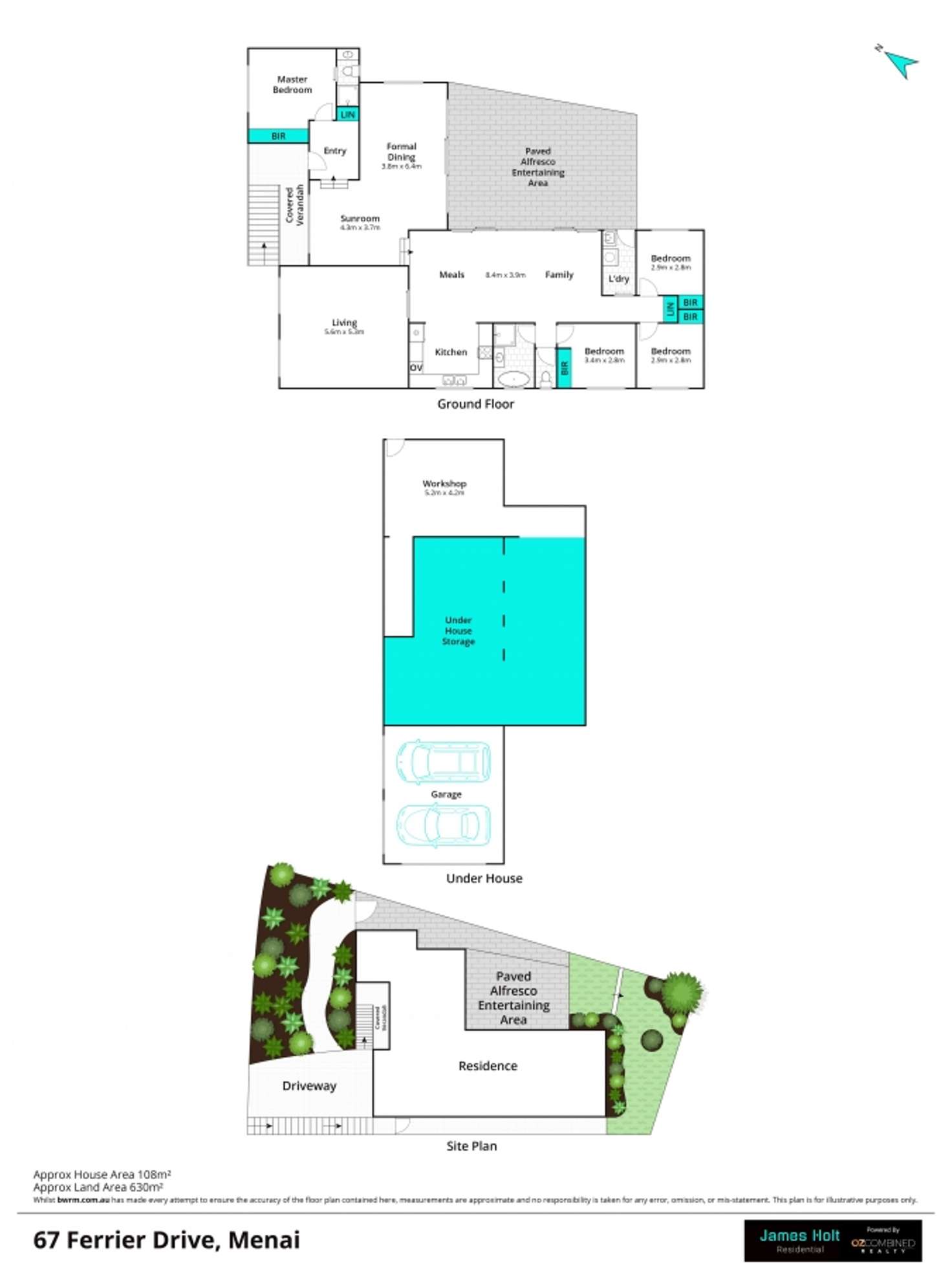 Floorplan of Homely house listing, 67 Ferrier Drive, Menai NSW 2234