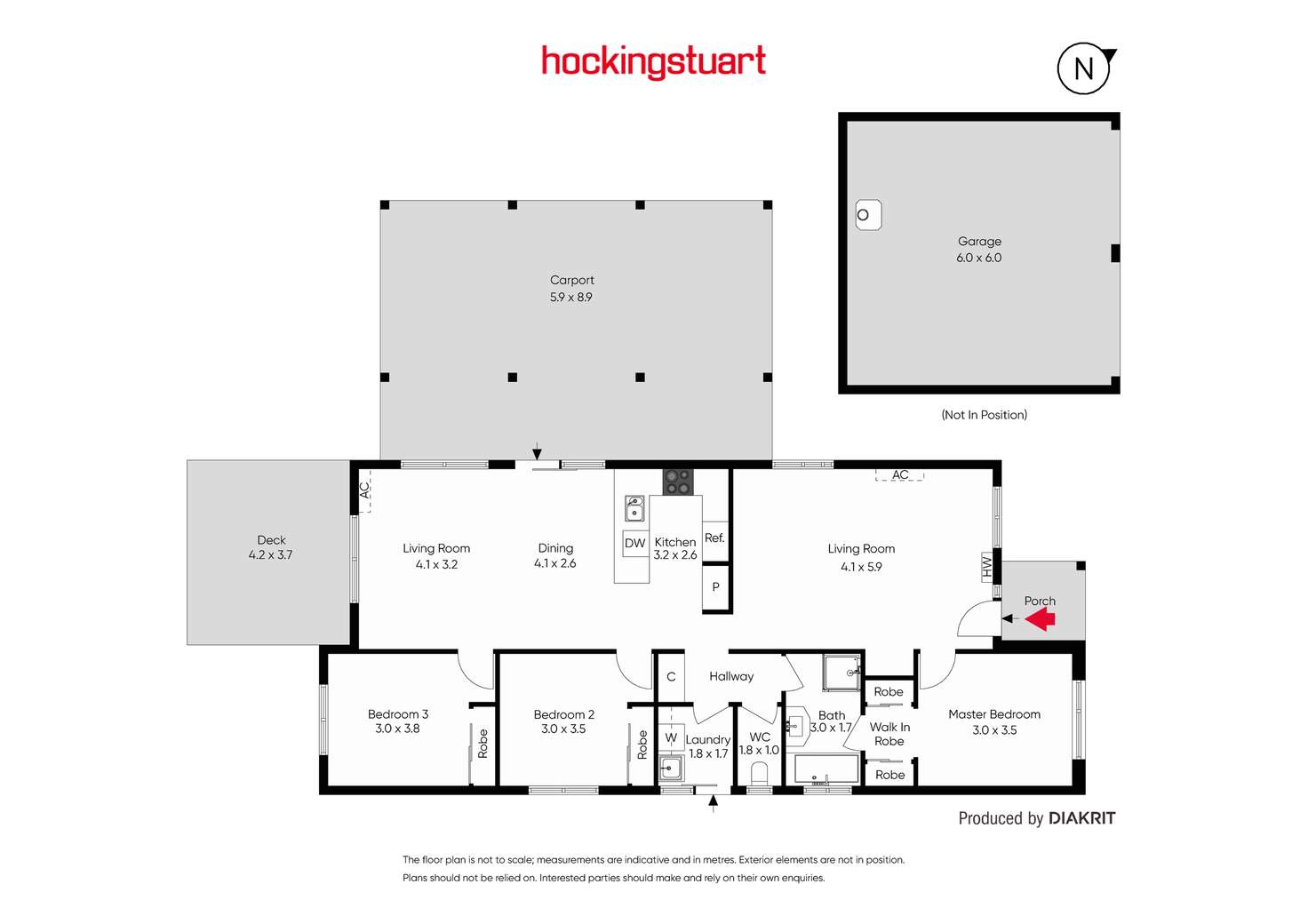 Floorplan of Homely house listing, 12 Bonshaw Drive, Sebastopol VIC 3356
