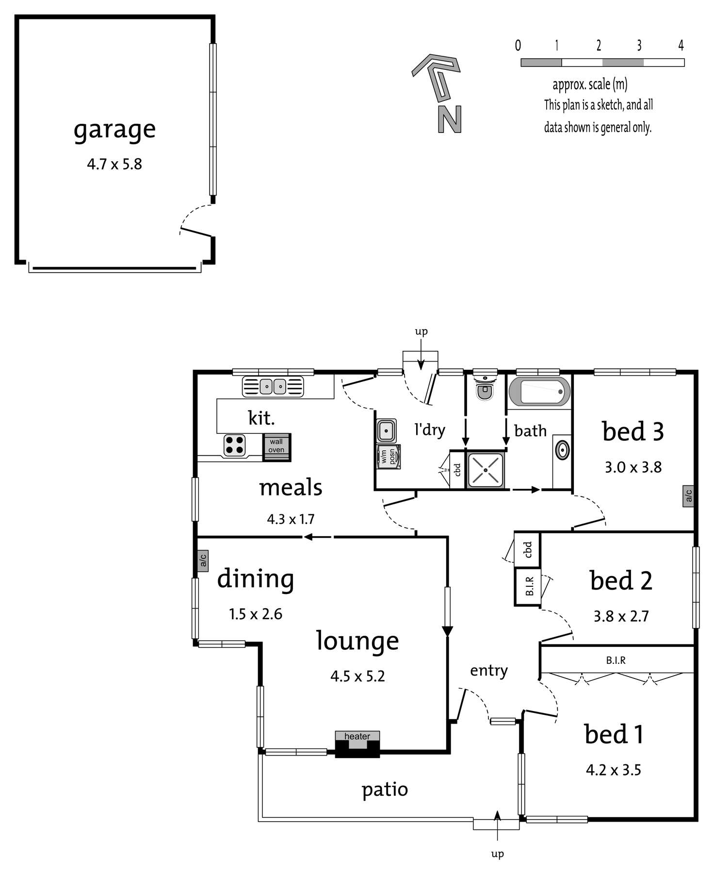 Floorplan of Homely house listing, 5 Burilla Avenue, Doncaster VIC 3108