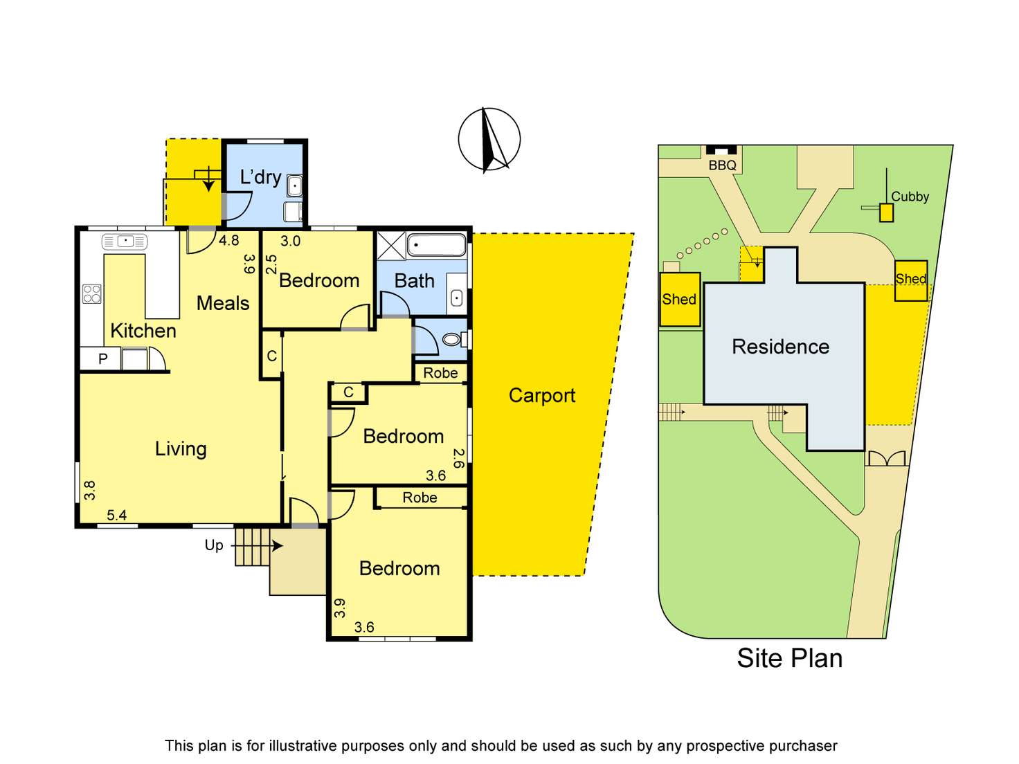 Floorplan of Homely house listing, 41 Yando Street, Greensborough VIC 3088