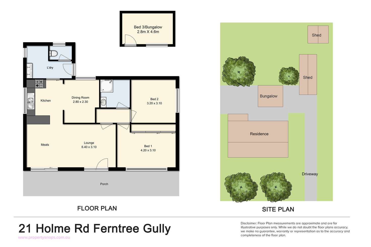 Floorplan of Homely house listing, 21 Holme Road, Ferntree Gully VIC 3156