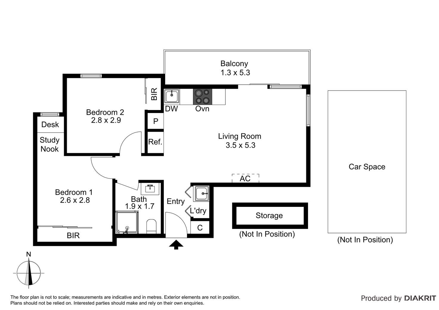 Floorplan of Homely apartment listing, 404/25 Clifton Street, Prahran VIC 3181