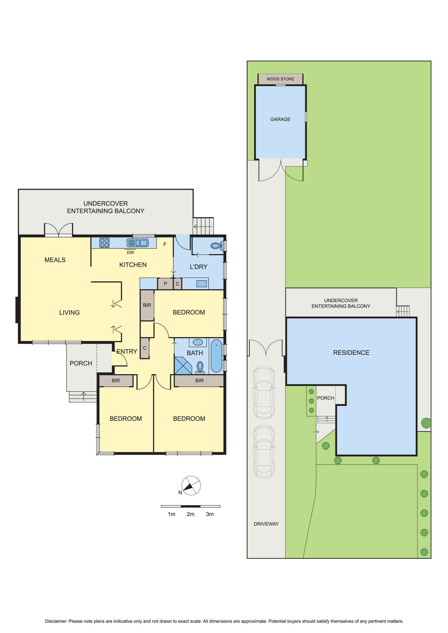Floorplan of Homely house listing, 6 Monty Street, Greensborough VIC 3088