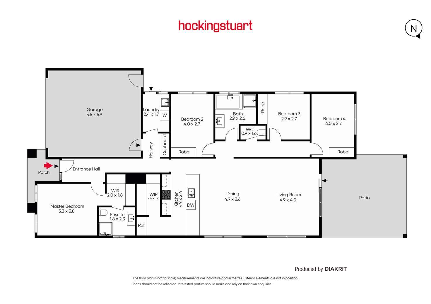 Floorplan of Homely house listing, 18 Chiara Court, Brown Hill VIC 3350