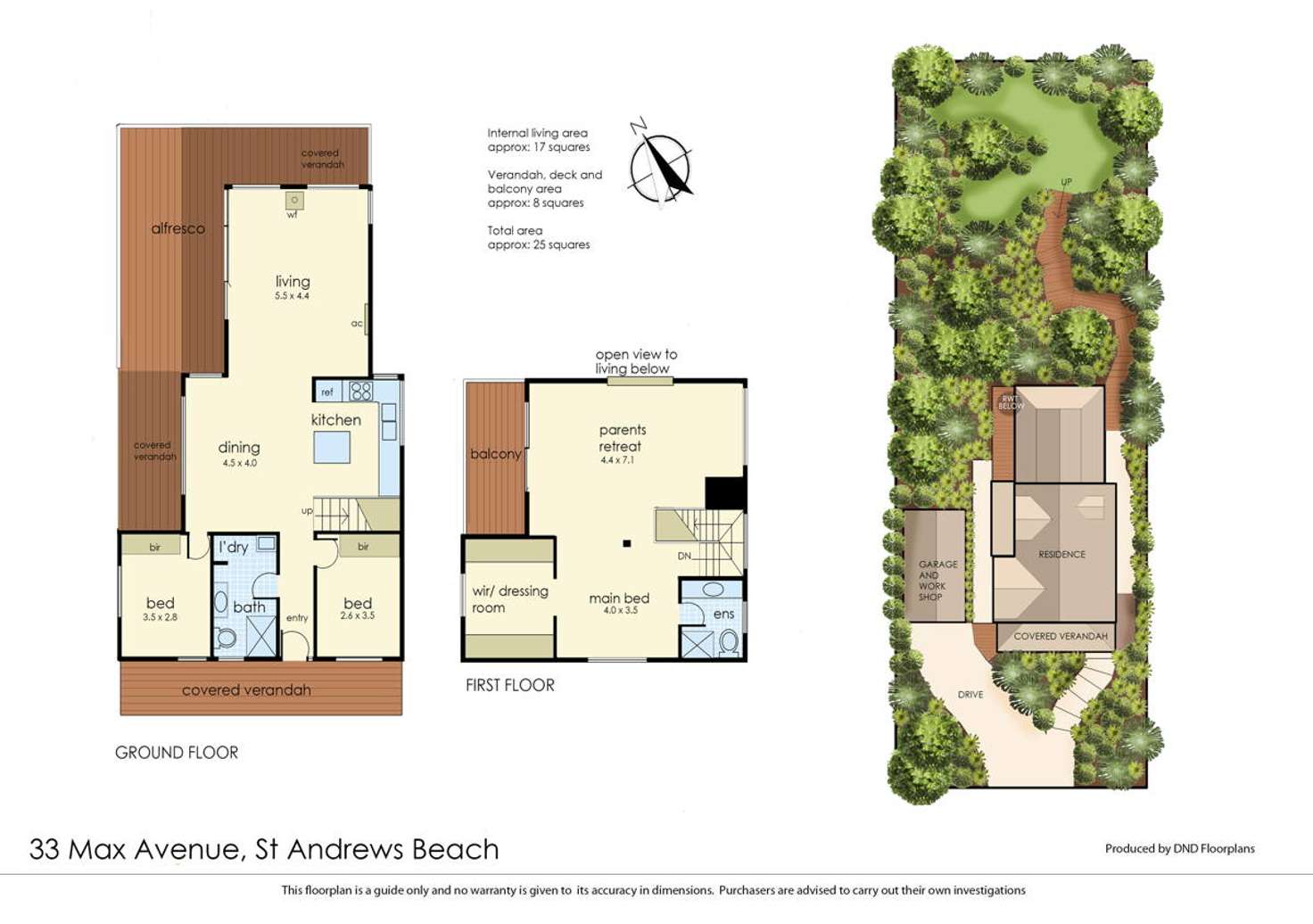 Floorplan of Homely house listing, 33 Max Avenue, St Andrews Beach VIC 3941