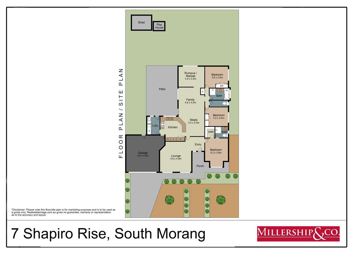 Floorplan of Homely house listing, 7 Shapiro Rise, South Morang VIC 3752