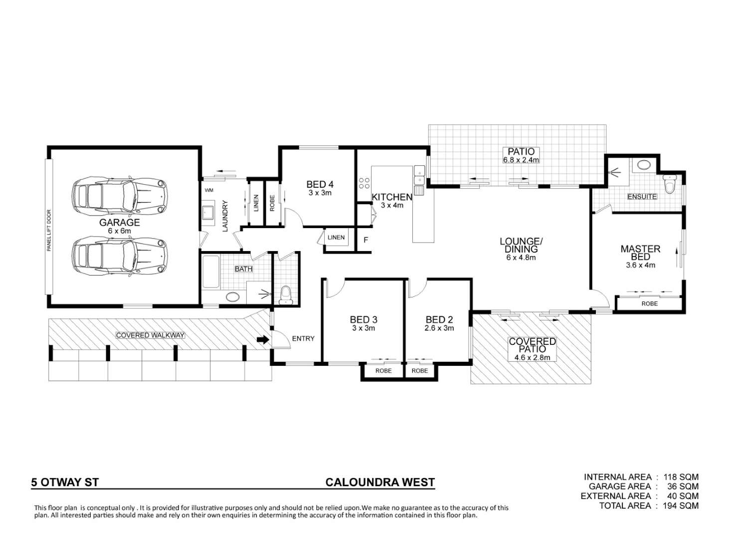 Floorplan of Homely house listing, 5 Otway Street, Caloundra West QLD 4551