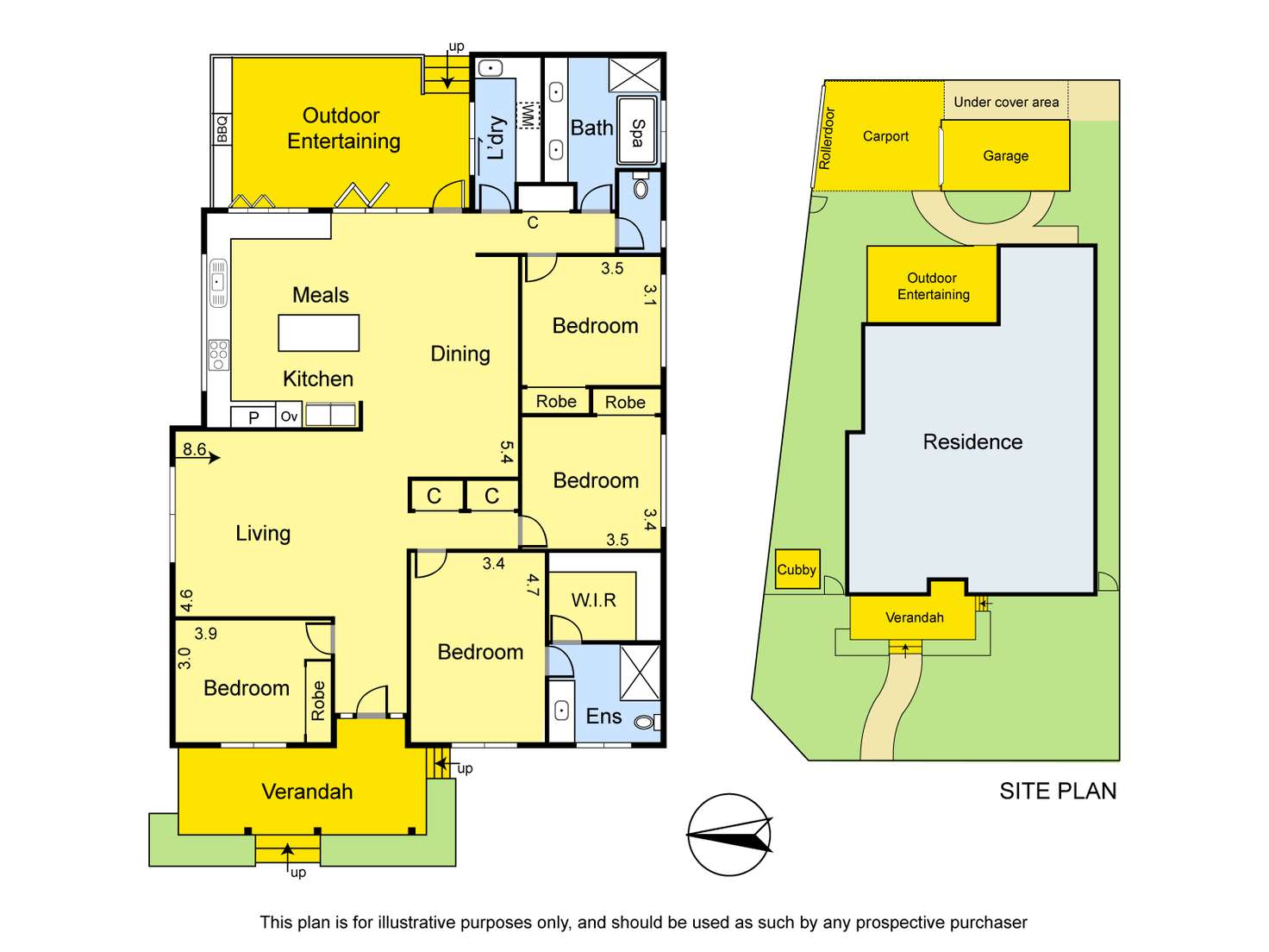 Floorplan of Homely house listing, 48 Gleeson Drive, Bundoora VIC 3083