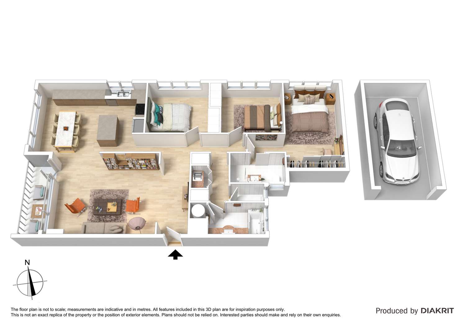 Floorplan of Homely apartment listing, 3/22 Kensington Road, South Yarra VIC 3141