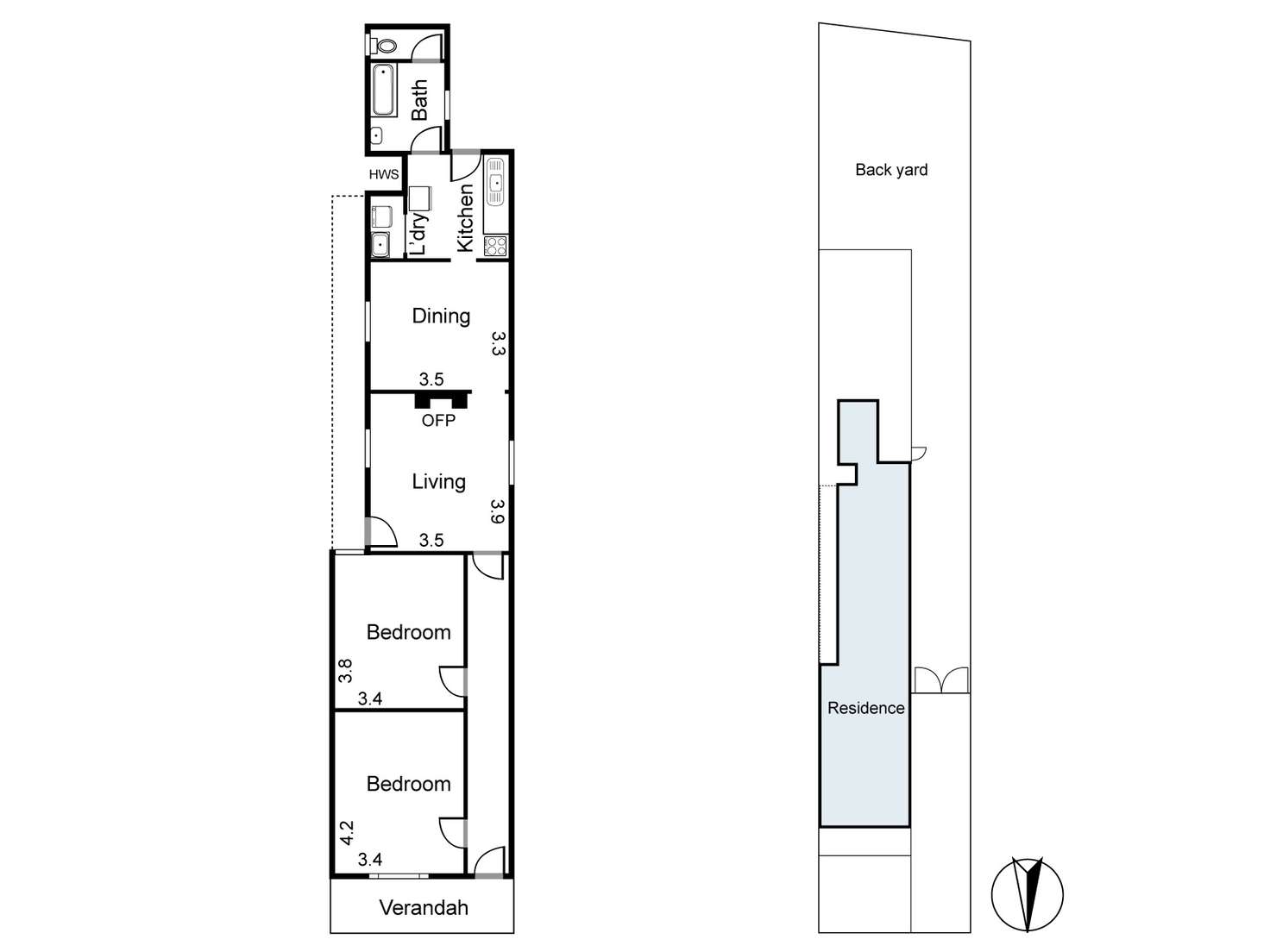 Floorplan of Homely house listing, 12 Charles Street, Northcote VIC 3070