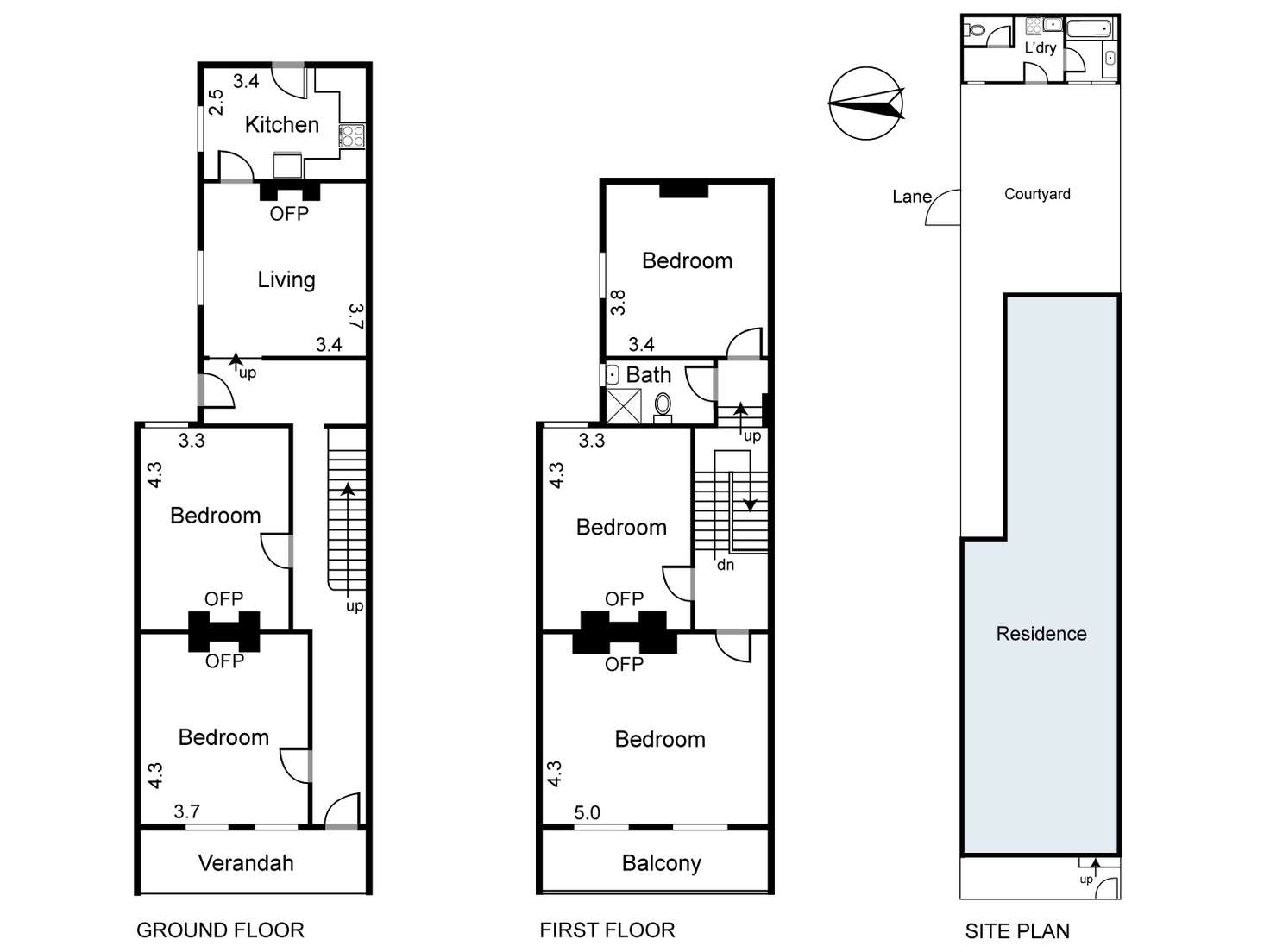 Floorplan of Homely house listing, 16 Leveson Street, North Melbourne VIC 3051