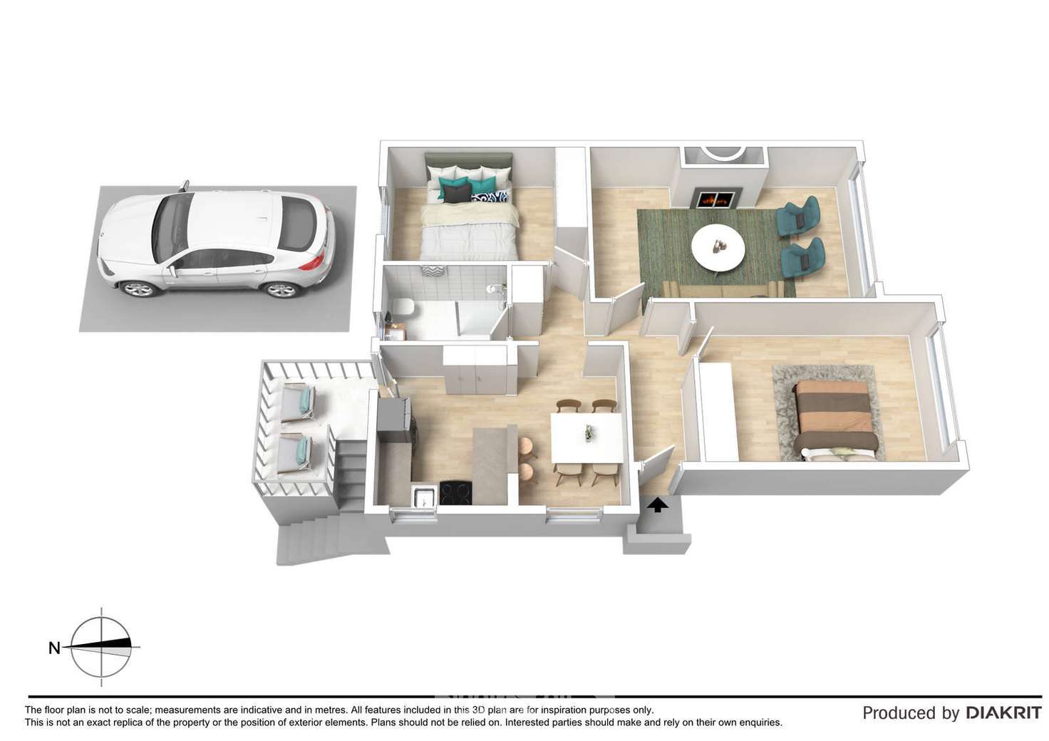 Floorplan of Homely apartment listing, 3/13 Peel Street, Prahran VIC 3181