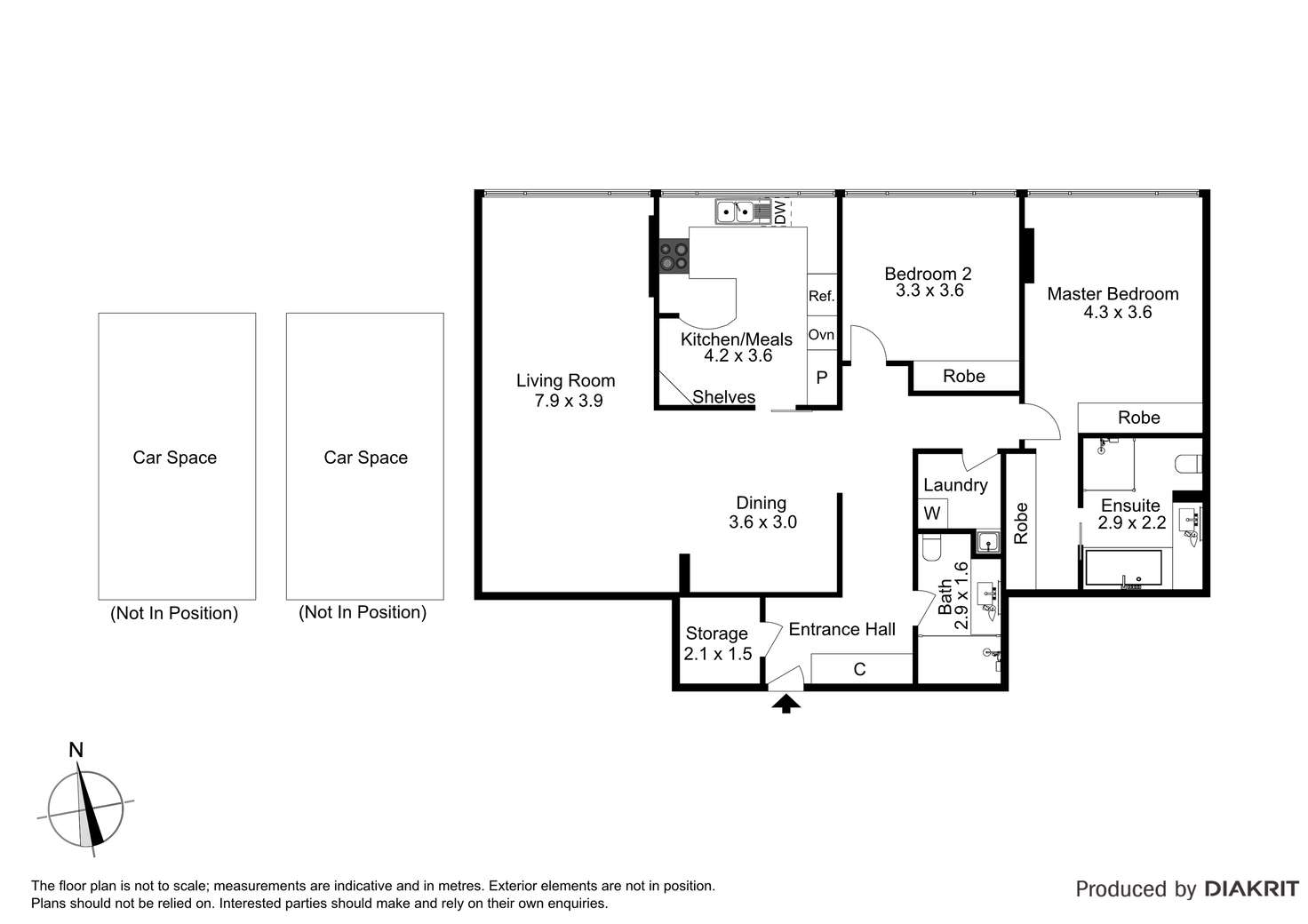Floorplan of Homely apartment listing, 63/546 Toorak Road, Toorak VIC 3142