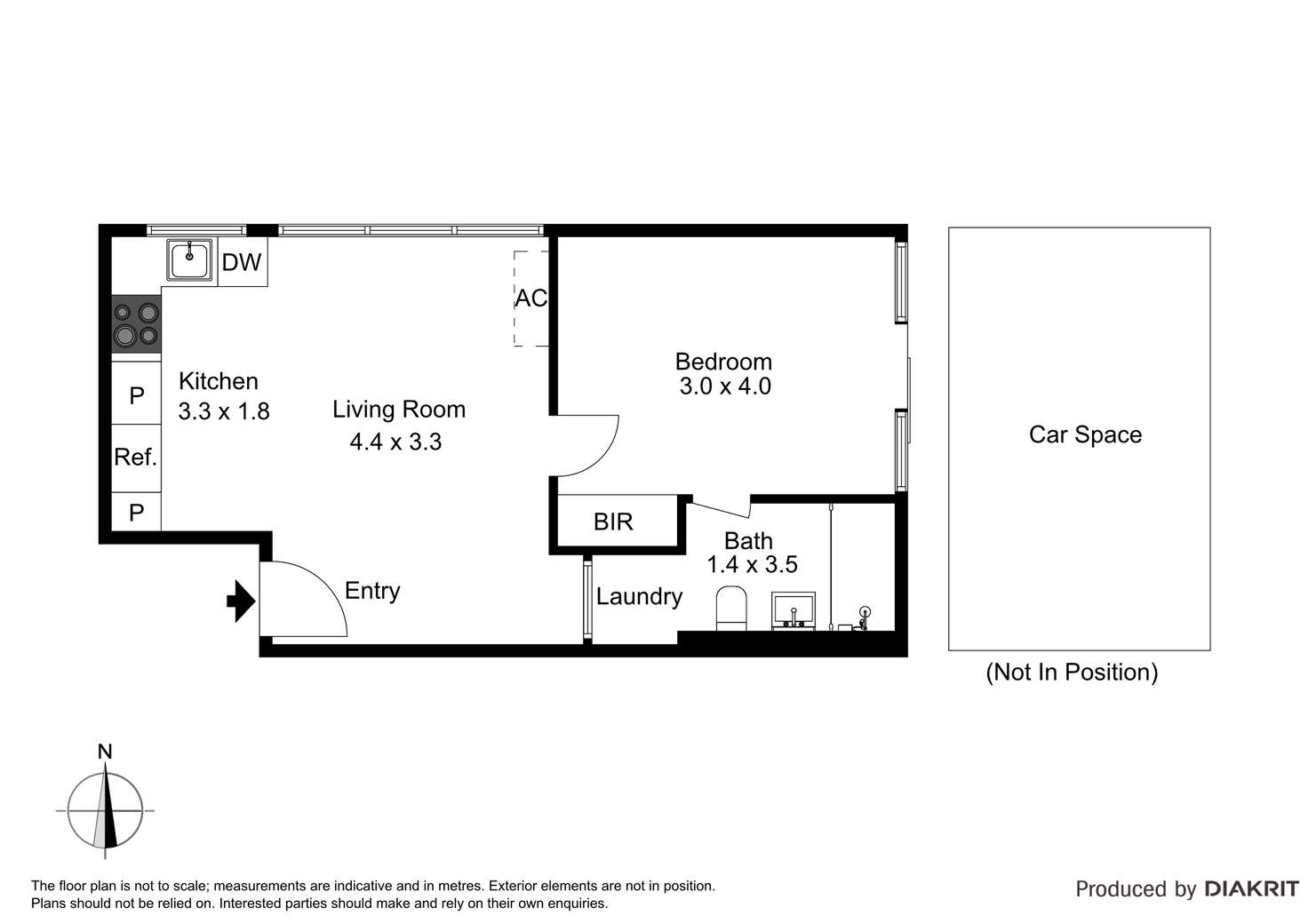 Floorplan of Homely apartment listing, 1/42 Powell Street, South Yarra VIC 3141