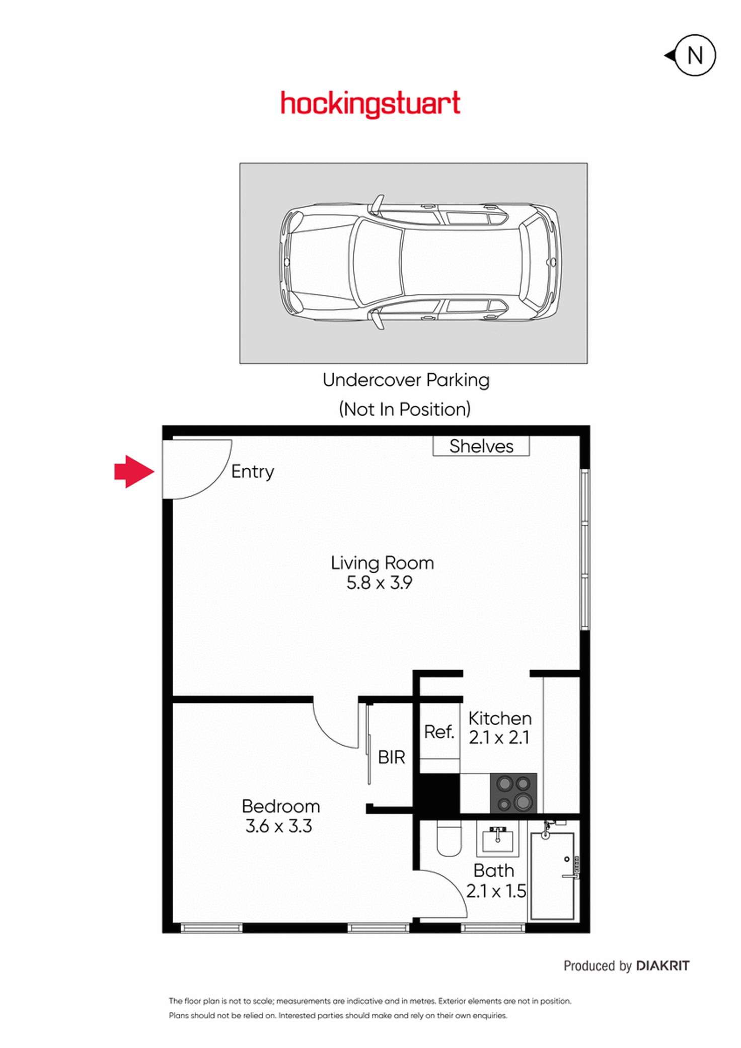 Floorplan of Homely apartment listing, 13/647 Toorak Road, Toorak VIC 3142