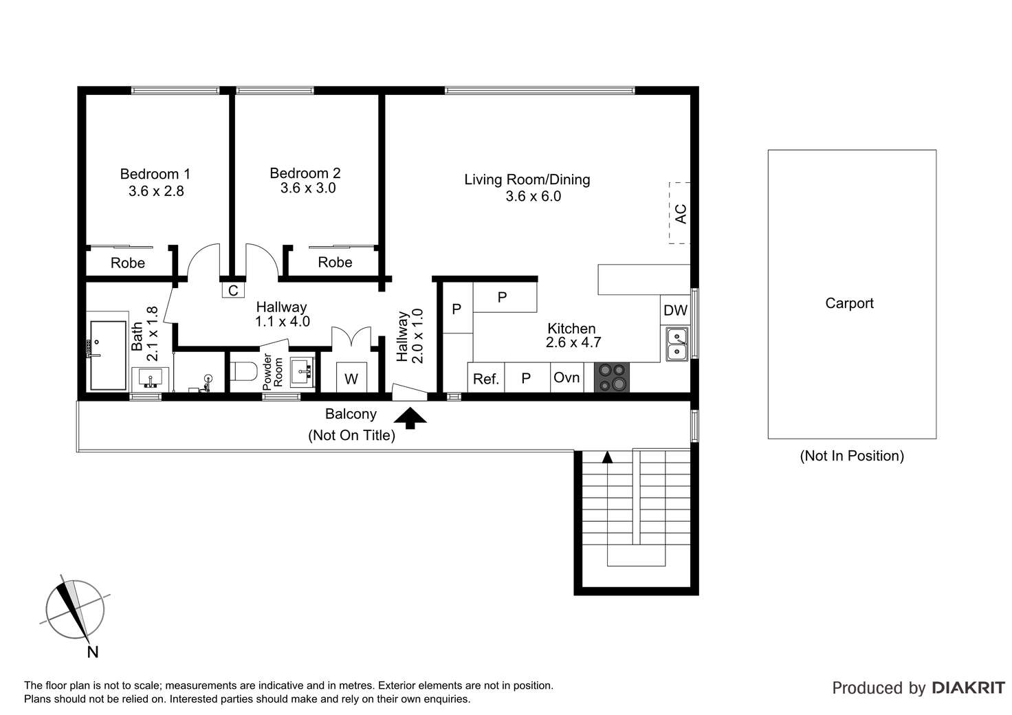 Floorplan of Homely apartment listing, 5/13 Lansdowne Road, St Kilda East VIC 3183