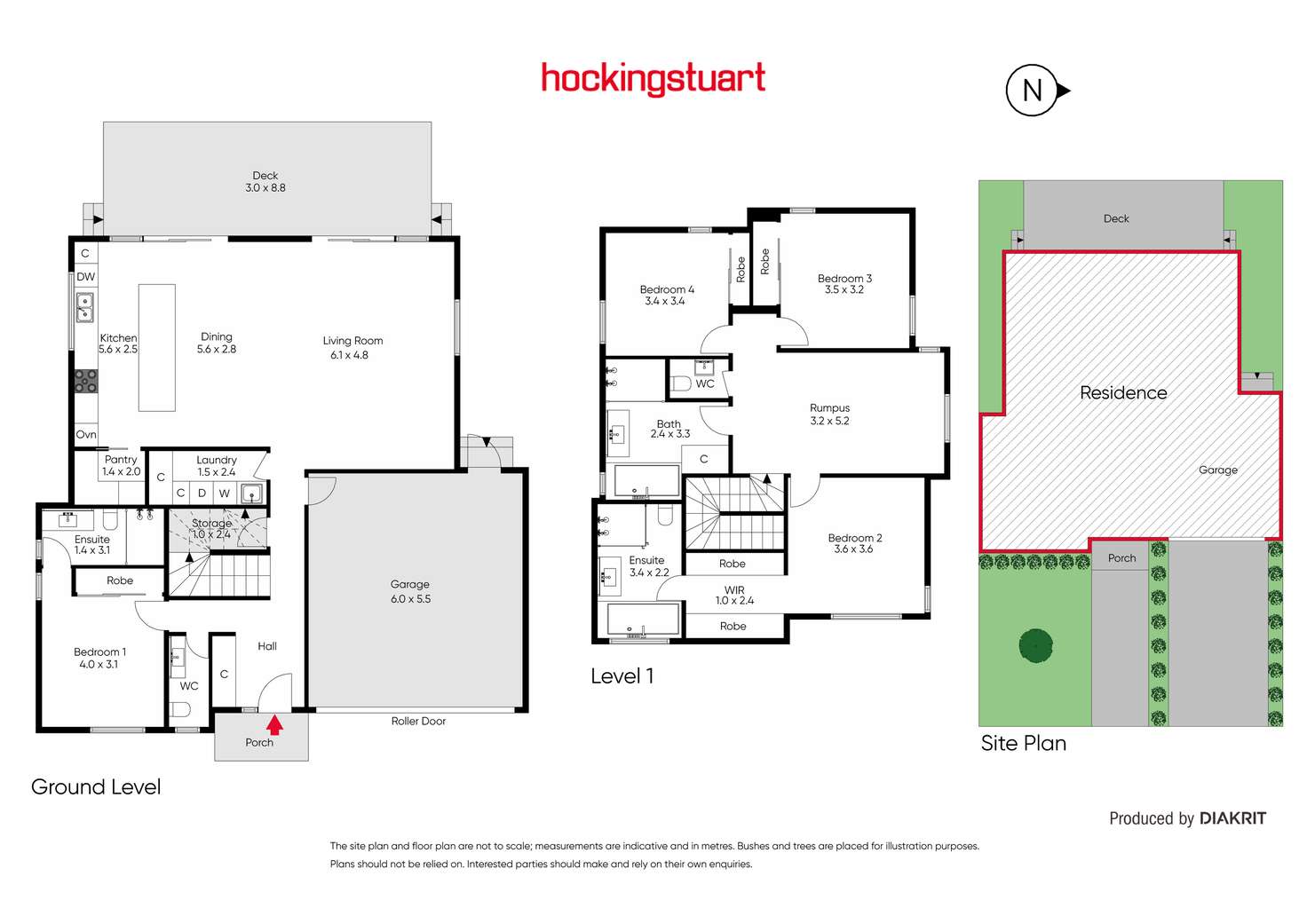 Floorplan of Homely townhouse listing, 203 Bambra Road, Caulfield South VIC 3162