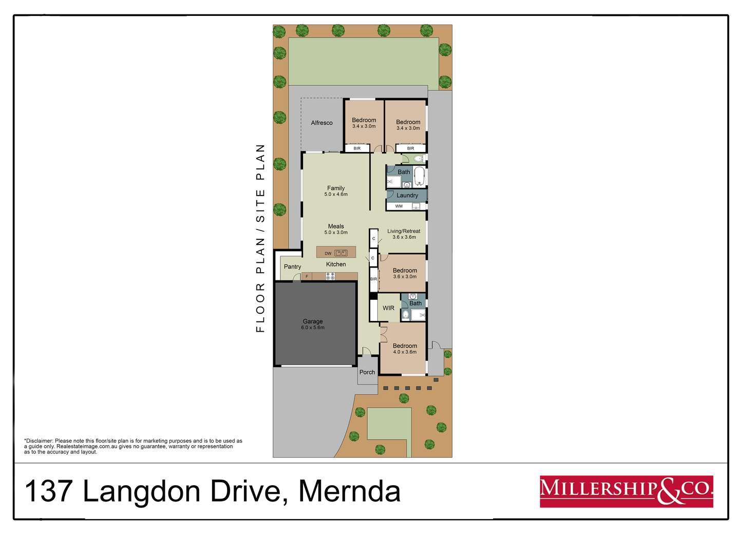 Floorplan of Homely house listing, 137 Langdon Drive, Mernda VIC 3754