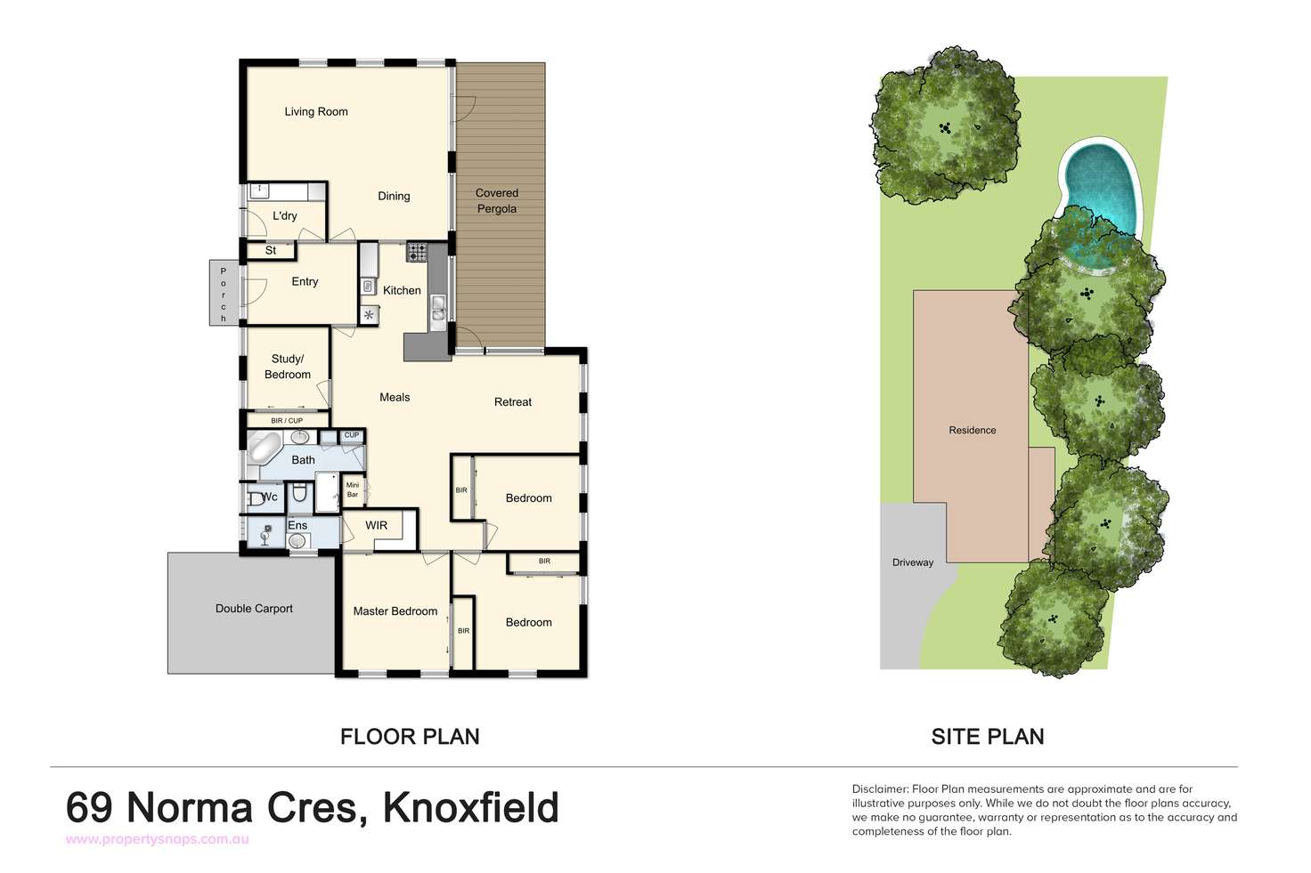 Floorplan of Homely house listing, 69 Norma Crescent, Knoxfield VIC 3180