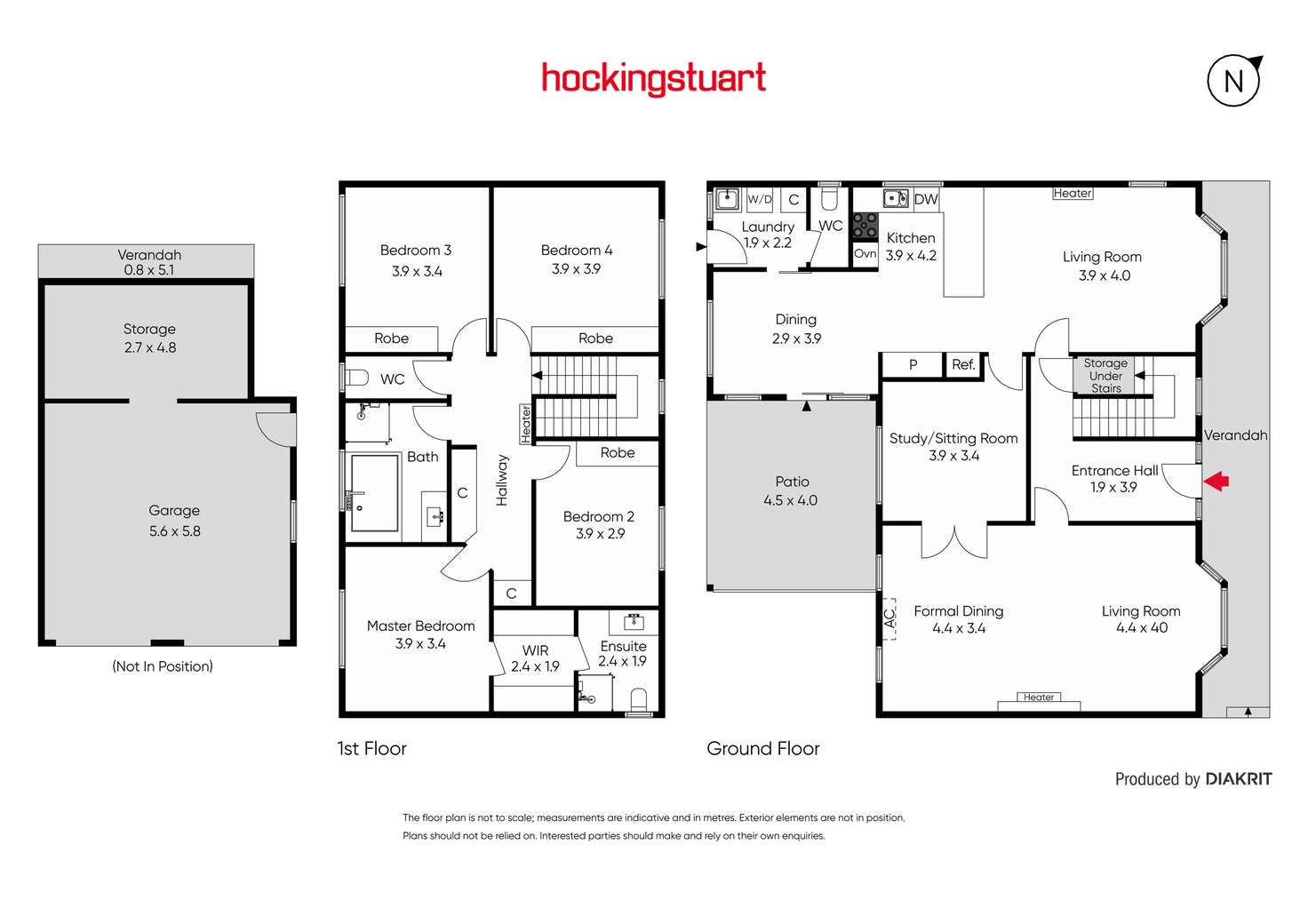 Floorplan of Homely house listing, 822 Chisholm Street, Black Hill VIC 3350