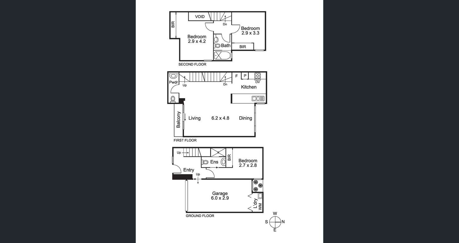 Floorplan of Homely townhouse listing, 4/1a Mcgoun Street, Richmond VIC 3121