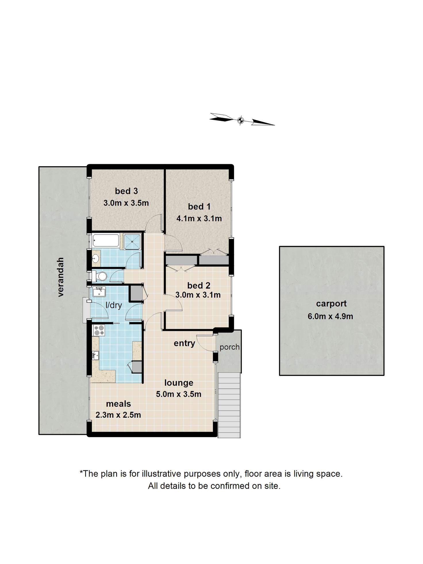 Floorplan of Homely house listing, 8 Alan Grove, Woori Yallock VIC 3139