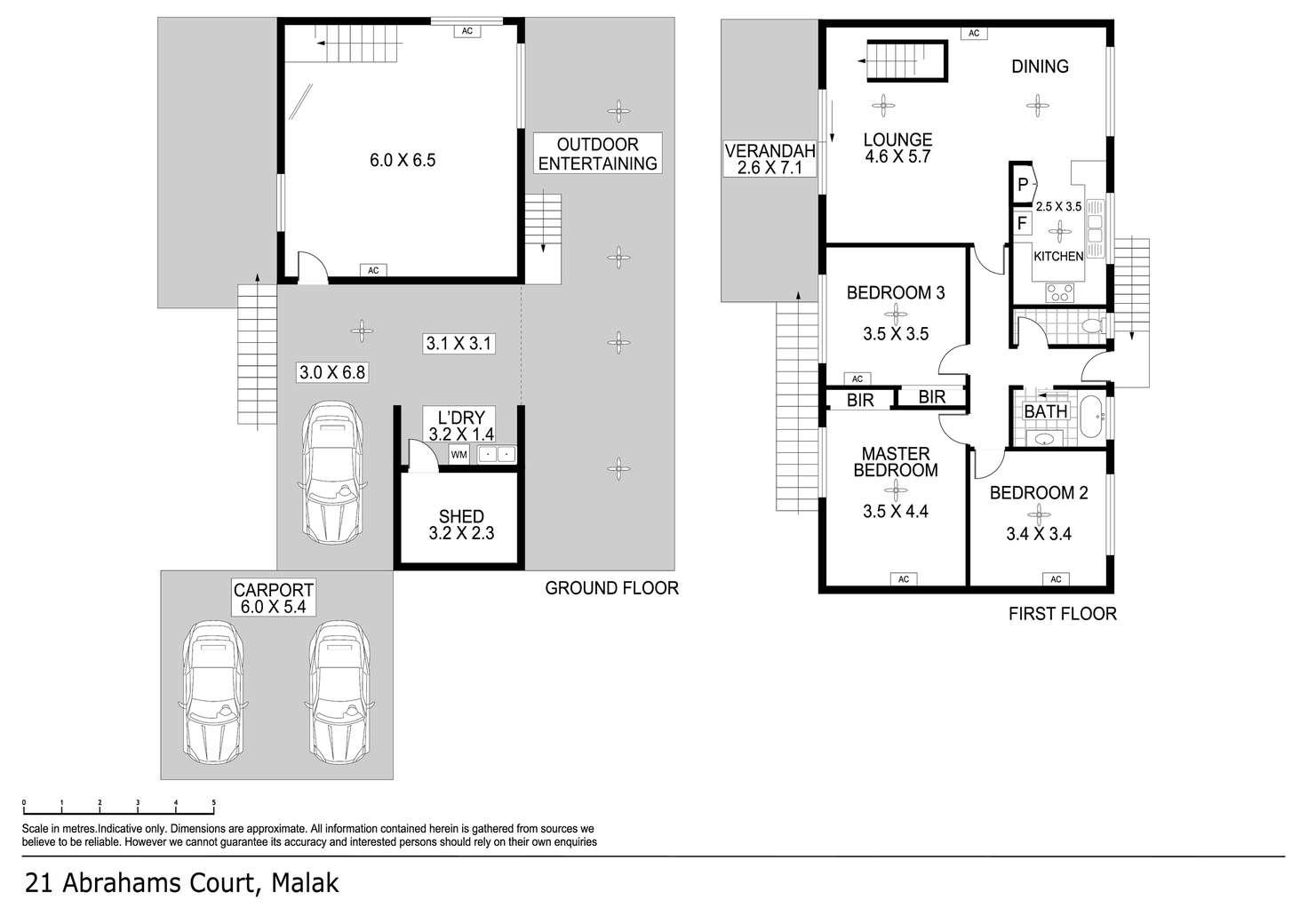 Floorplan of Homely house listing, 21 Abrahams Court, Malak NT 812
