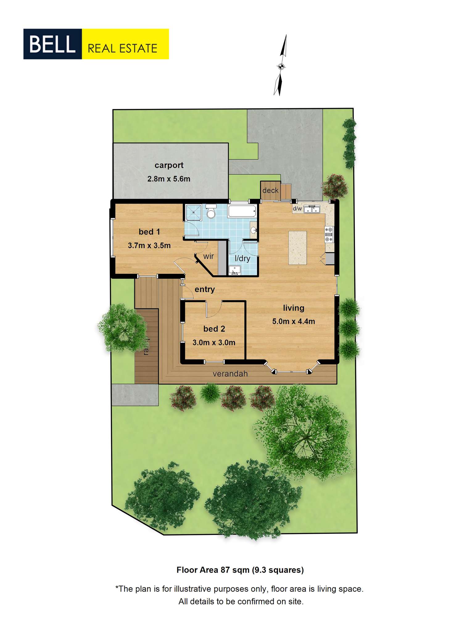 Floorplan of Homely unit listing, 1/53 Chandler Road, Boronia VIC 3155