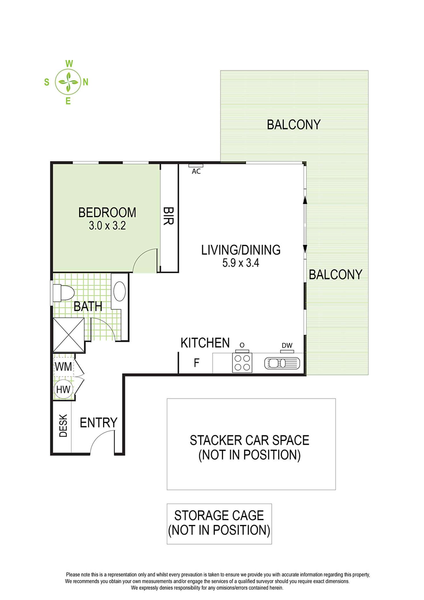 Floorplan of Homely apartment listing, 202/286 Hawthorn Road, Caulfield VIC 3162