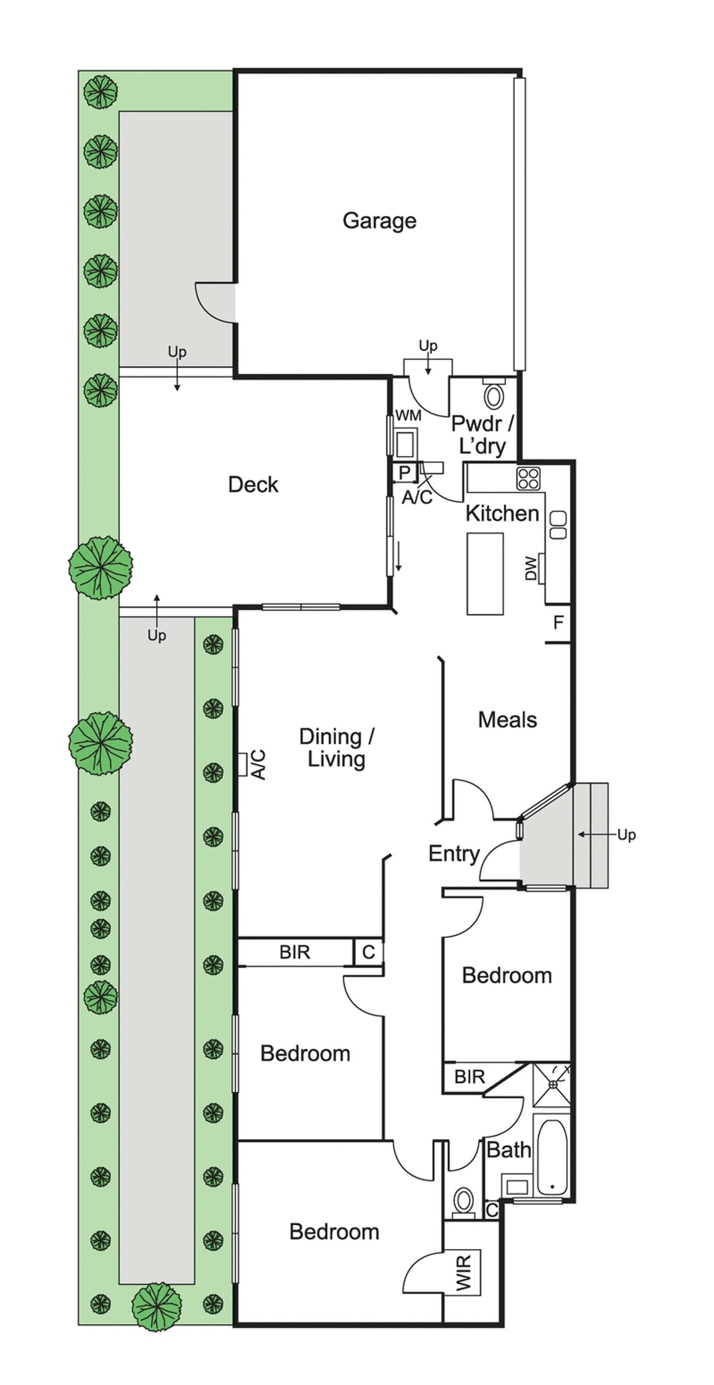 Floorplan of Homely unit listing, 2/21 Gnarwyn Road, Carnegie VIC 3163