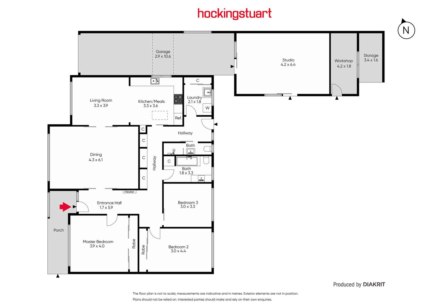 Floorplan of Homely house listing, 16 Elliott Street, Lake Wendouree VIC 3350