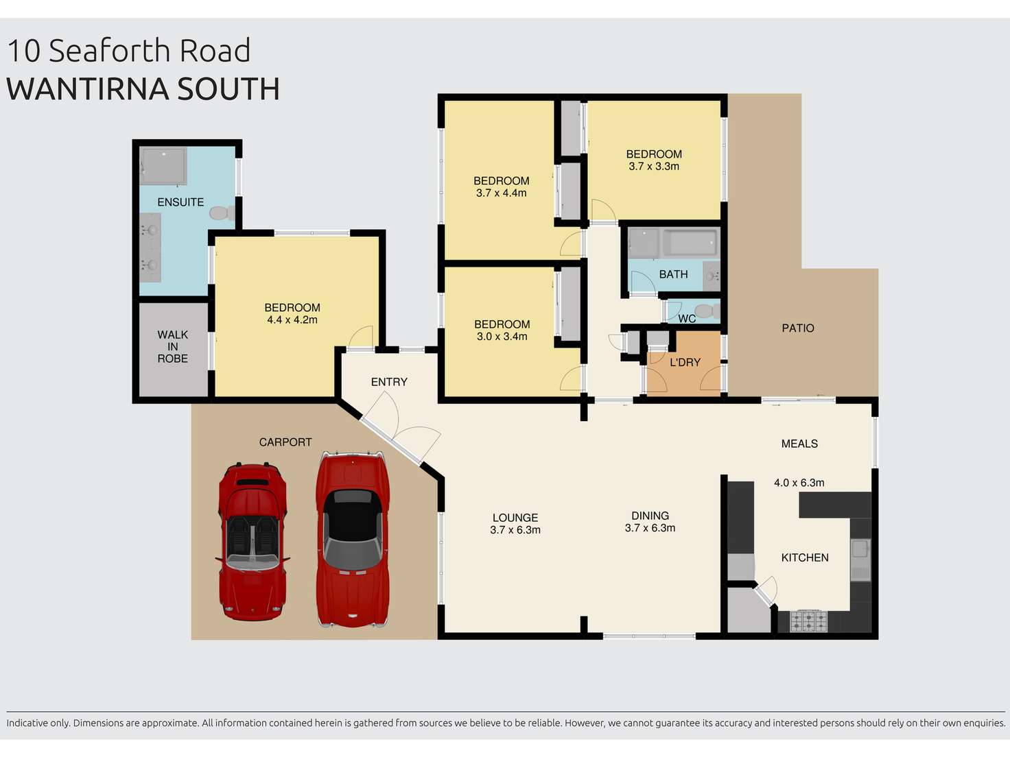 Floorplan of Homely house listing, 10 Seaforth Road, Wantirna South VIC 3152