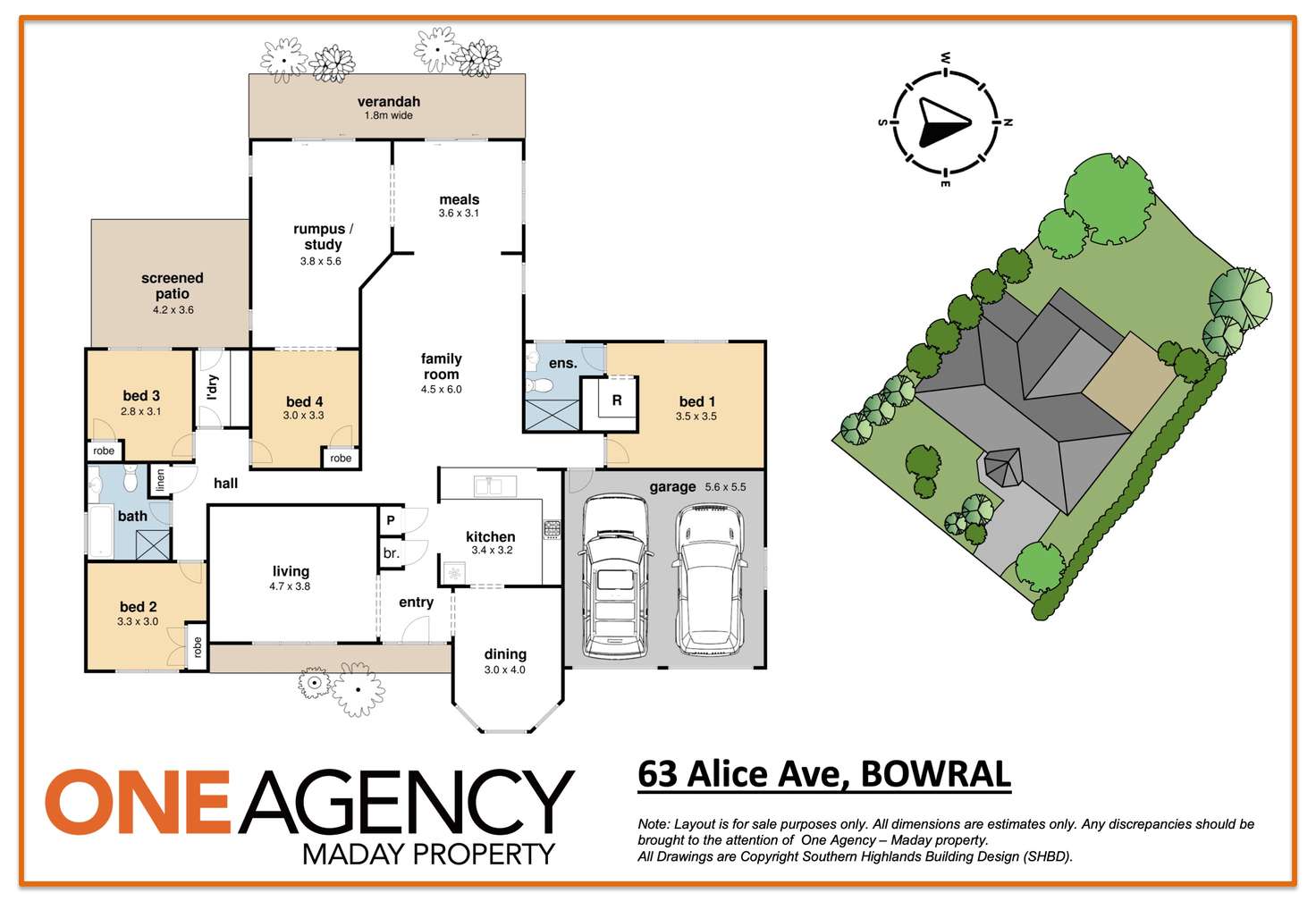 Floorplan of Homely house listing, 63 Alice Avenue, Bowral NSW 2576