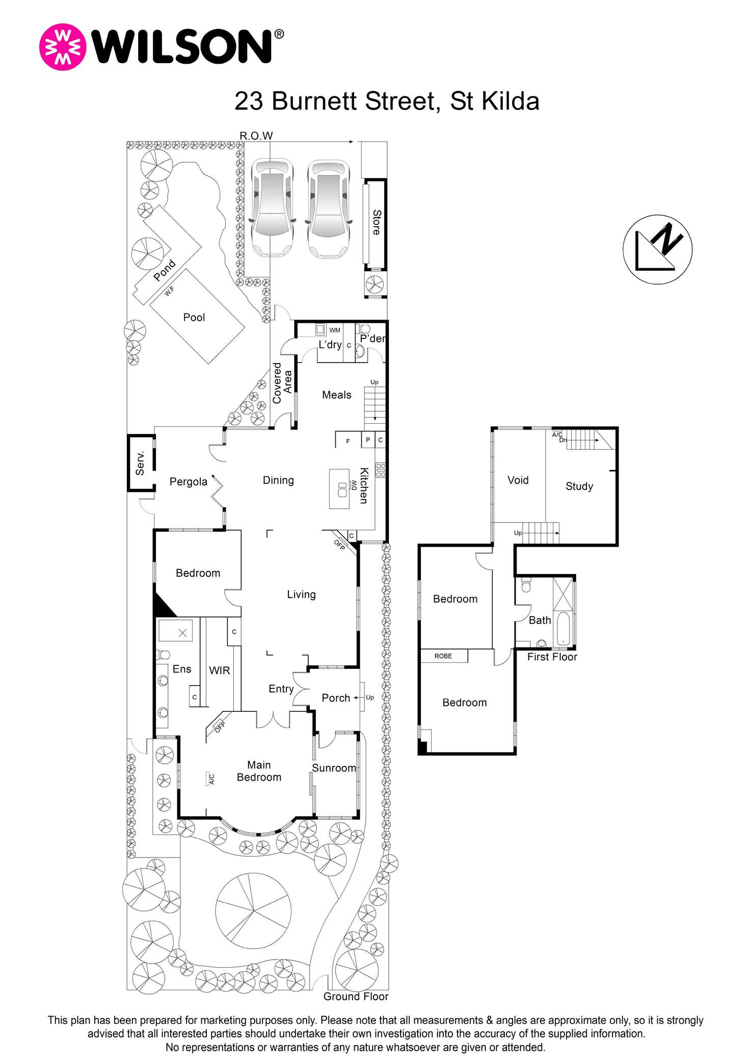 Floorplan of Homely house listing, 23 Burnett Street, St Kilda VIC 3182
