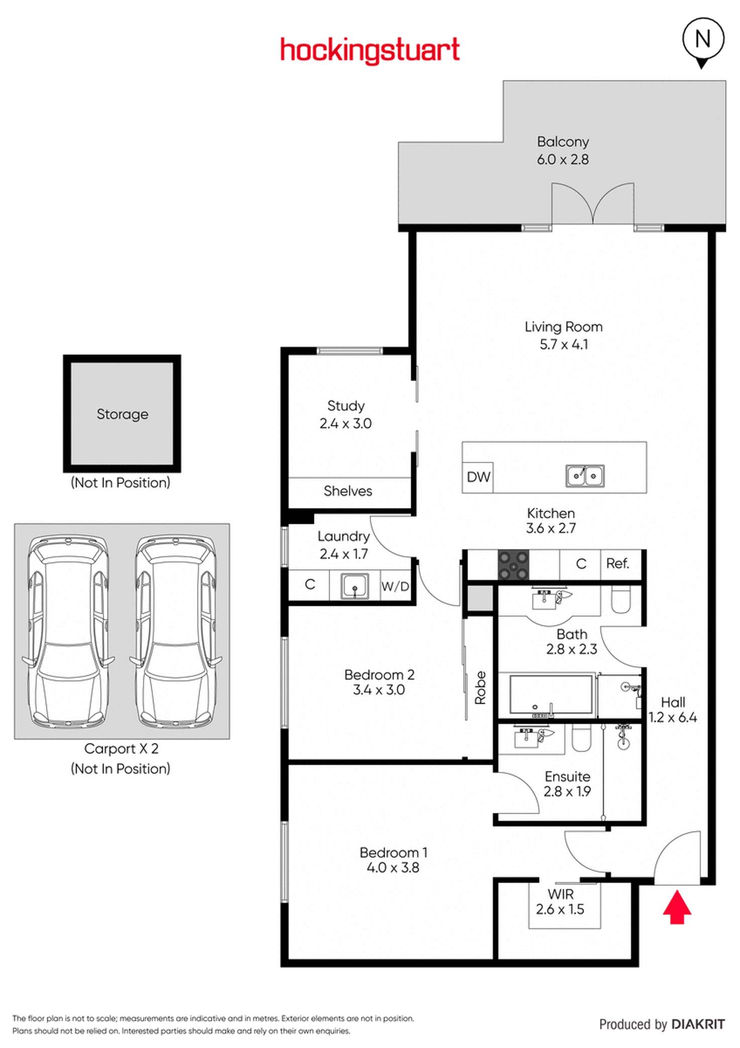Floorplan of Homely apartment listing, 11/244-246 Wattletree Road, Malvern VIC 3144