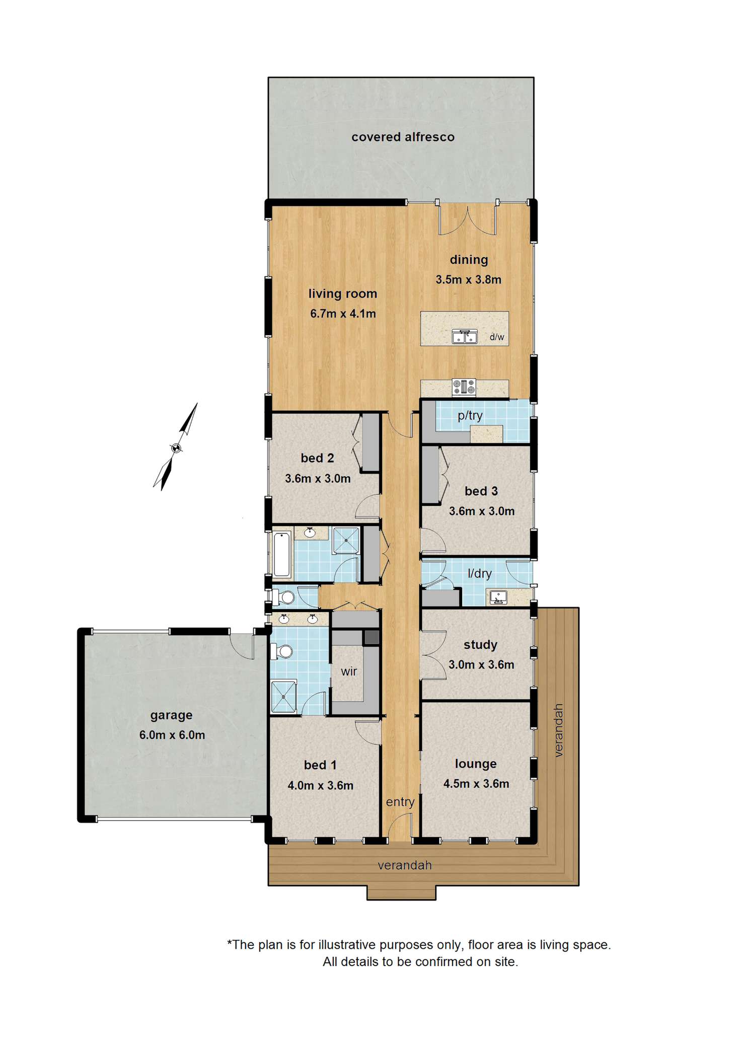 Floorplan of Homely house listing, 26B Bell Street, Seville VIC 3139