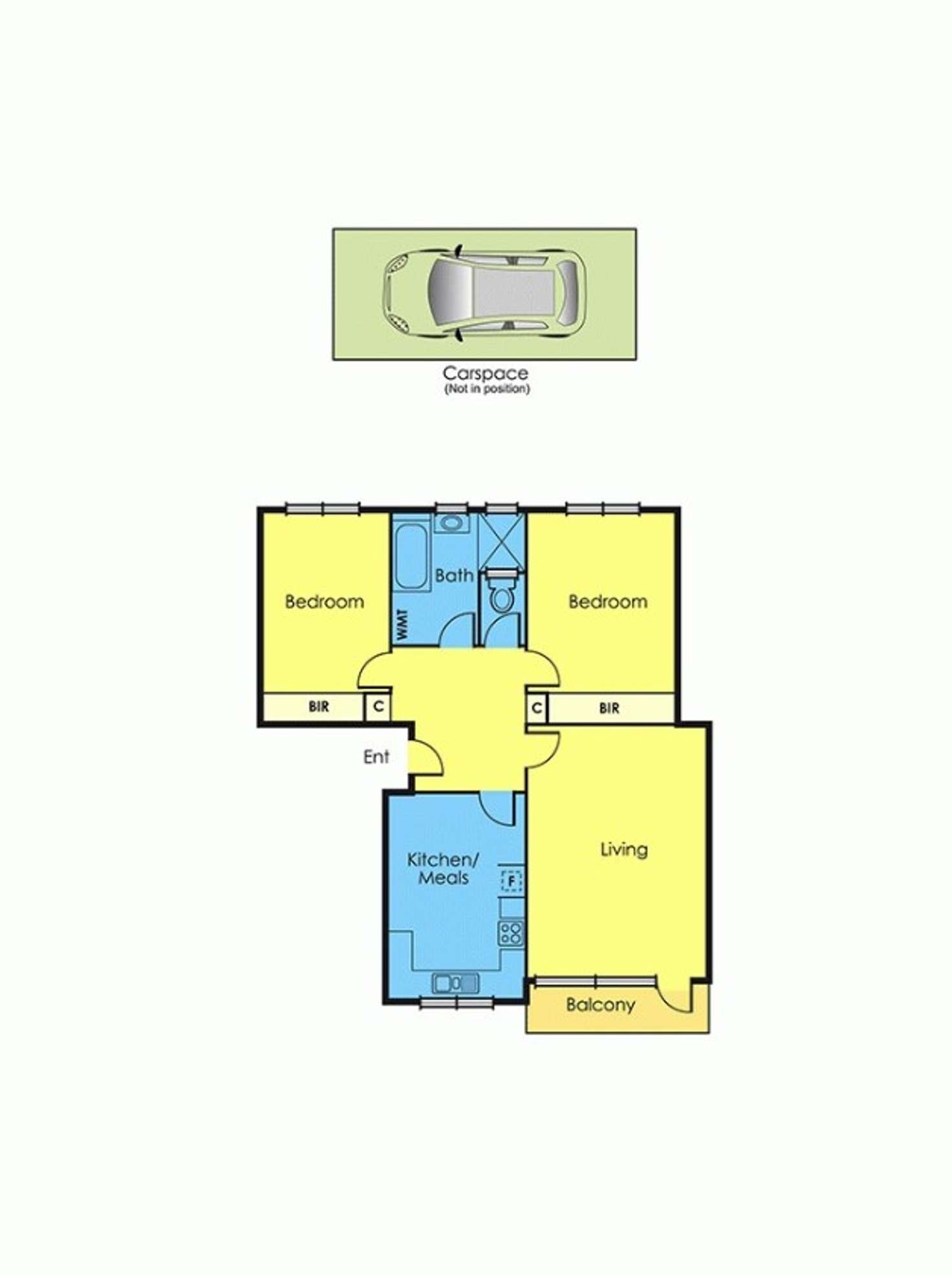 Floorplan of Homely apartment listing, 5/15 Foam Street, Elwood VIC 3184