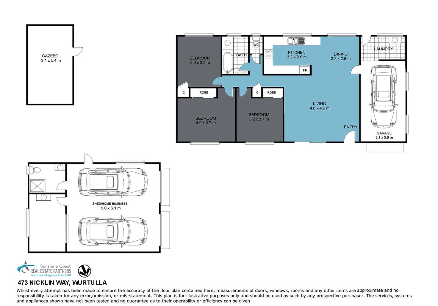 Floorplan of Homely house listing, 473 Nicklin Way, Wurtulla QLD 4575