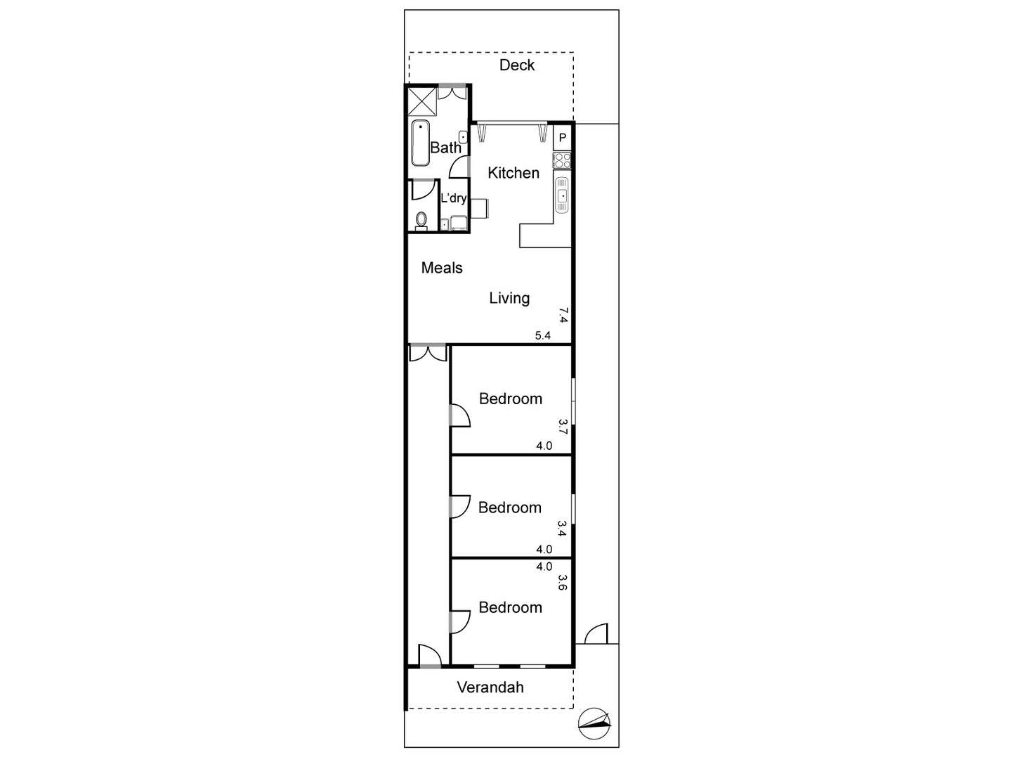Floorplan of Homely house listing, 72 Gold Street, Collingwood VIC 3066