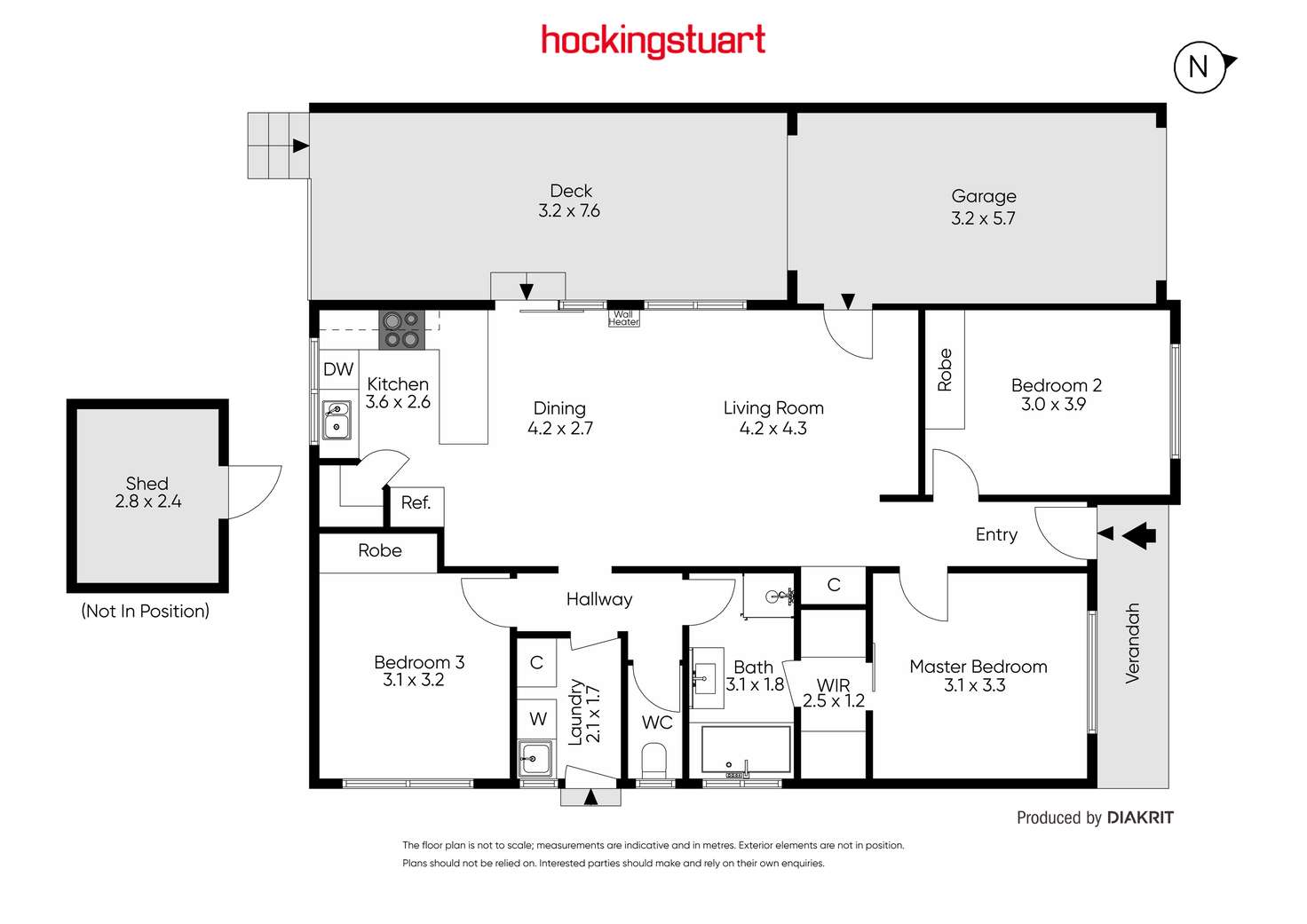 Floorplan of Homely house listing, 1 Eureka Gardens, Eureka VIC 3350